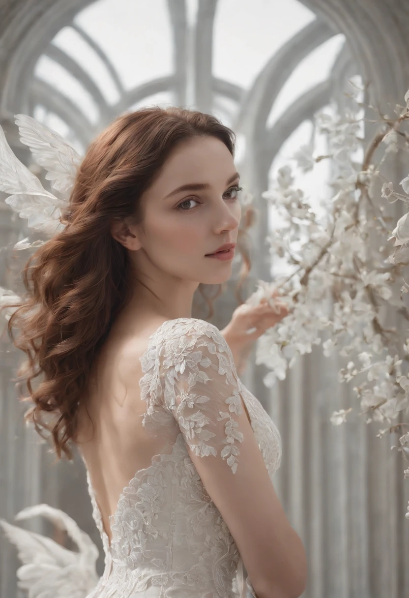 succubus, fractal white dress, super macro, ue5, hdr, overdetalization, maximum quality, full realism, professional photorealism dynamic photo, hyperrealism, professional photo, background in delicate tones, RAW photo, studio photography, intracate details, filigree, 85mm lens 1/250s, f/1.2, iso100 3D effect, photorealism, hyper realism, detailed face and body, detailed eyes expressive, mischievous smile, centered, symmetry, painted, intricate, volumetric lighting, beautiful, rich deep colors masterpiece, sharp focus, ultra detailed, in the style of dan mumford and marc simonetti, astrophotography, black and white still, digital Art, perfect composition, beautiful detailed intricate insanely detailed octane render trending on artstation, 8 k artistic photography, photorealistic concept art, soft natural volumetric cinematic perfect light, chiaroscuro, award - winning photograph, masterpiece, oil on canvas, raphael, caravaggio, greg rutkowski, beeple, beksinski, giger