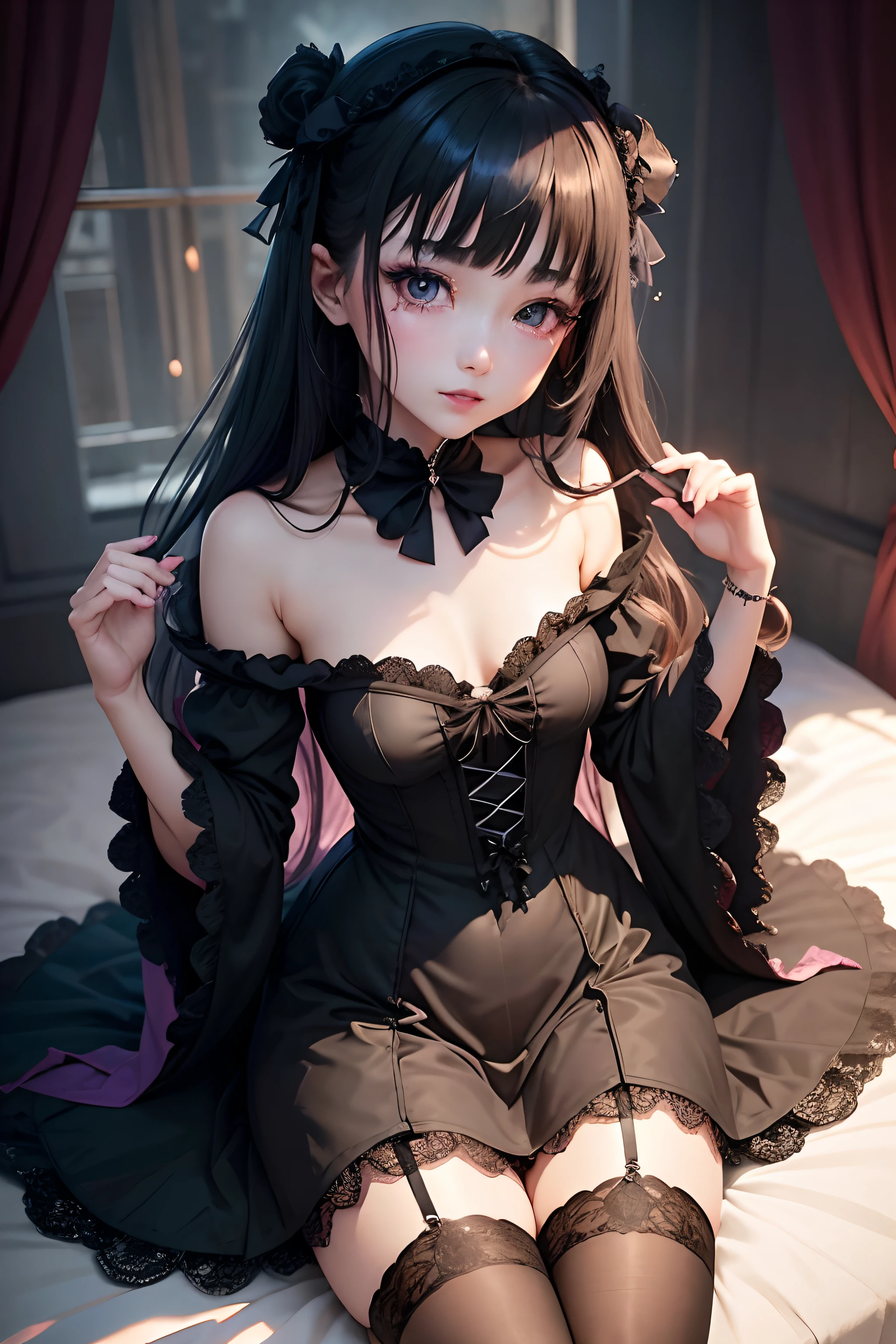 A sexy、Glamour、A slight smil、A sexy、garterbelts、knee high socks、Beautifying the world、Unhappy、Lament my night's fantasy、Beautie、Beautiful shape、wretched、ghosts、wraiths、Evil Spirit、The dragon、Beautiful、boredom、Unusual beauty、Bewitching、Fornication、Hard Dark Gothic Makeup、Maniacal、Deep night sky、horor、bell sleeves、Wizard Sleeve、twin-tail hair、Black Dark Eyeshadow、Visual Lock、slaves、crying how bright、mourn、Sad songs、Good skin luster、Lace pink、Long hair straight hair、Dark Gothic Makeup、Dark smile、An abnormal、Restless Palace、Kamimei、Pleasant look、Small Devil、Fragrant beauty、Smell、fragrant、lovely、Kiss Face、age19、carriage、Lying、seductiv、from below looking up、 plump thighs、Strong sexual pleasure、masturbation、Hands on the local area、Licking things with your mouth、Cheeks in the mouth、A look of shame、open your legs a little、maid clothes、Dark Gothic、Longer dress、Gothic ta