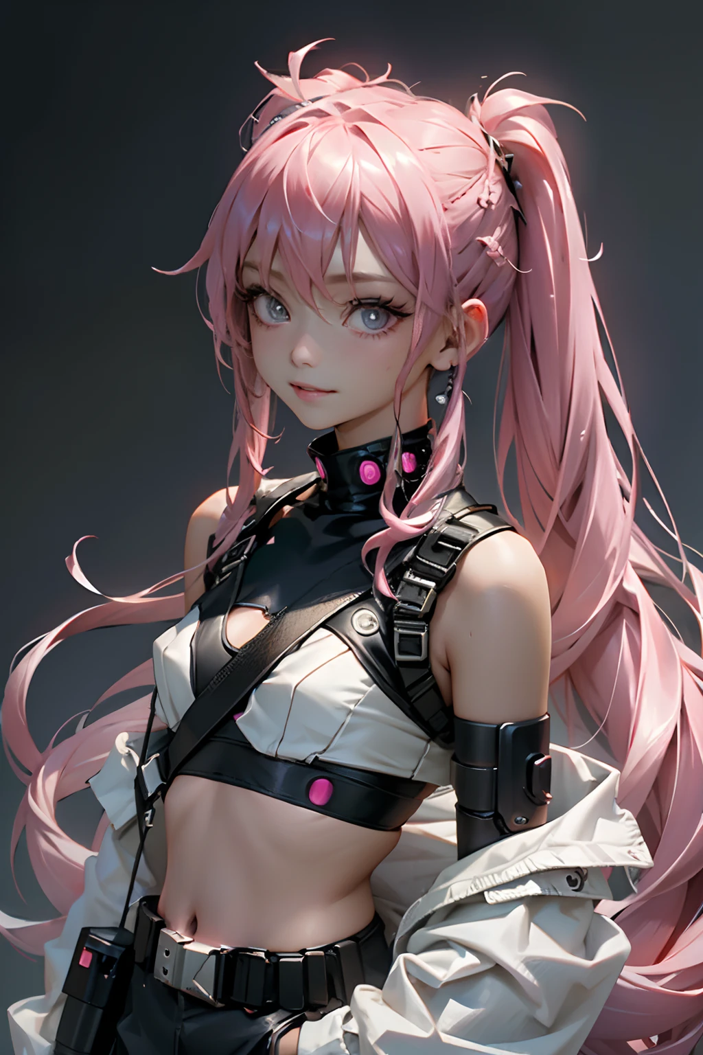 best quality, highly detailed, (((NSFW))), (((Very high saturation))):1.5, (((vivid color))):1.5, (((hyper photorealistic))):1.5, (((ultra detailed))):1.5, (((ultra detailed face))):1.5, (((ultra detailed eyes))):1.5, (((ultra detailed lips))):1.5, (((ultra detailed hair))):1.5, (((ultra detailed breasts))):1.5, (((ultra detailed nipples))):1.5, (((ultra detailed skin))):1.5, best quality, (masterpiece:1.2), (((high contrast))):1.4, ultra detailed, BREAK, A pink robotic armor, pink robot, inside a lab, pink hair, zero two, pretty cutest baby, (((flat chest))):1.5, (((pointy extra small breasts))):1.5, (((bursting breasts))), athletic body, iron baby,