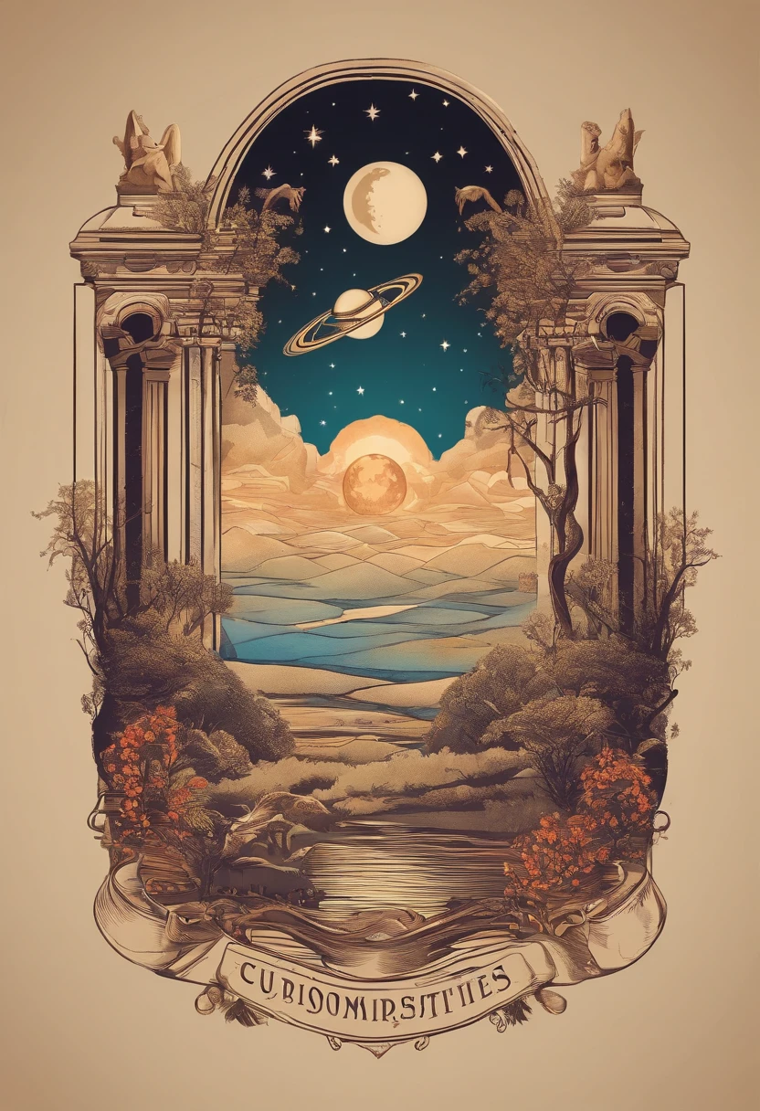 logo for curiosities and astronomy