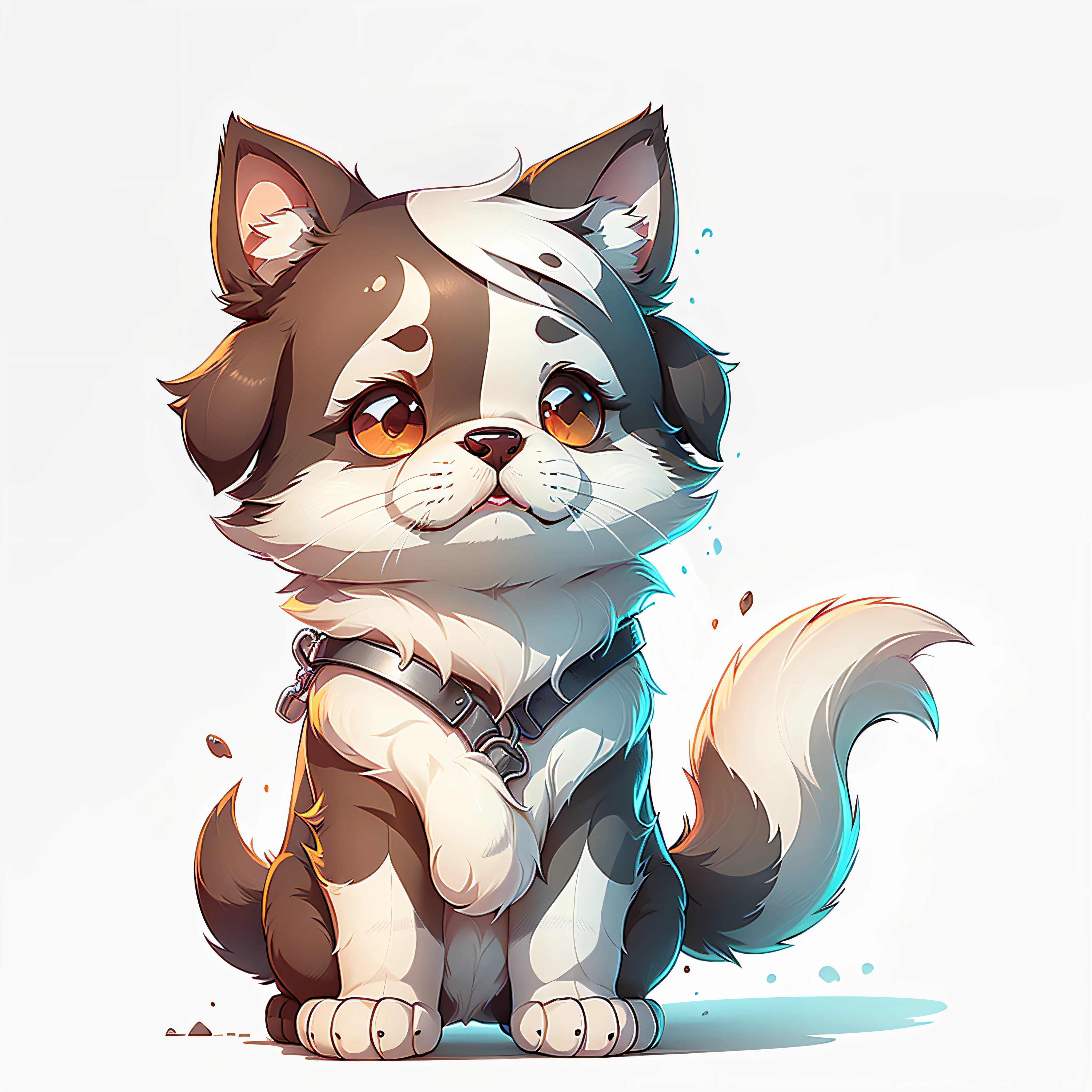 Cute Puppy Coloring. Use clean lines、Leave enough white space for coloring. simple line art.one line art. Clean and minimalist lines.