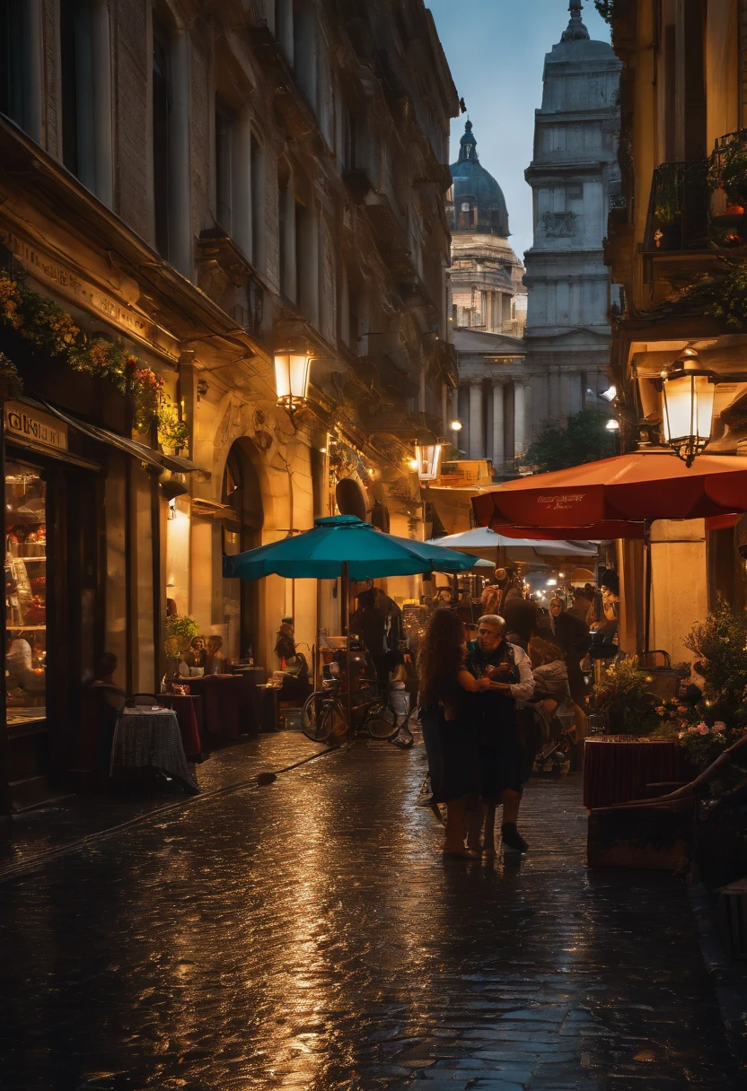 An enchanting summer night in a city where only half-naked women live and glowing streetcars without drivers glide along the tracks. No ugly faces, no bad eyes.