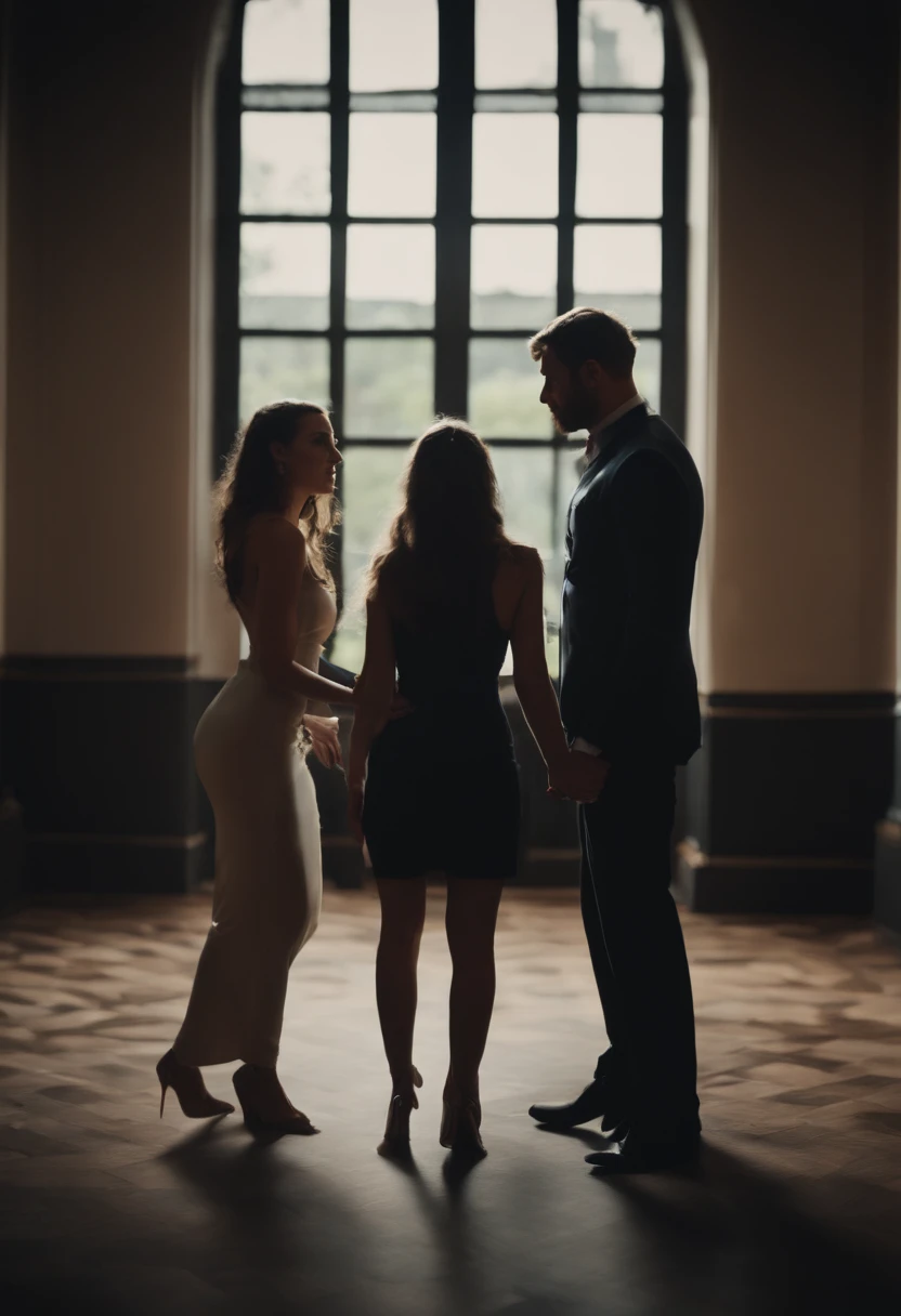 Two mans fucking one girl