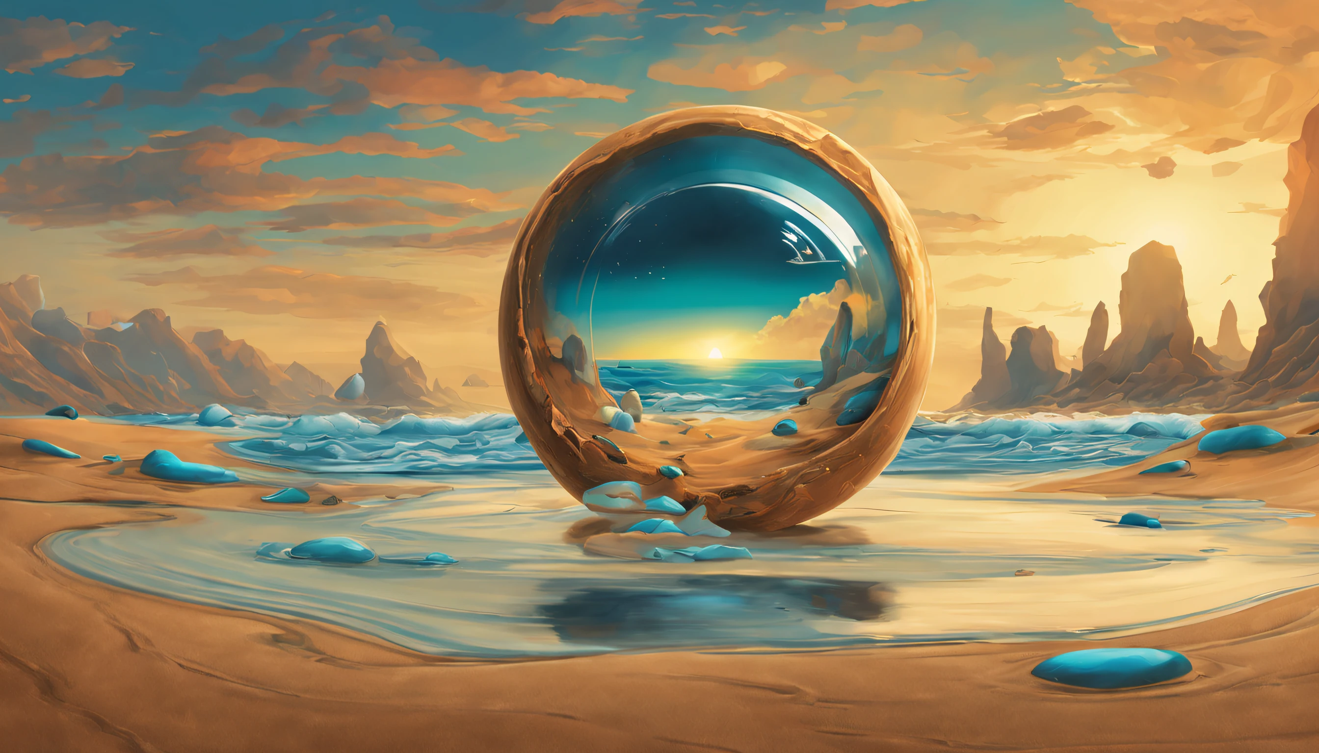 Digital art, by IrinaKapi.
surrealism, sands of time, splash, patterns, floating objects.
Yuumei, Robert Bissell, Christopher Balaskas, Keith Mallett, Wassily Kandinsky