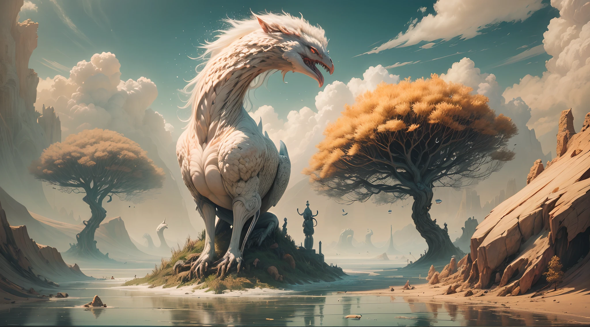 (best quality,4k,8k,highres,masterpiece:1.2),ultra-detailed,(realistic,photorealistic,photo-realistic:1.37), digital art by IrinaKapi, surrealism, sands of time, splash, patterns, floating objects, Yuumei, Robert Bissell, Christopher Balaskas, Keith Mallett, Wassily Kandinsky, acrylic painting, vibrant colors, dreamlike atmosphere, intricate details, mesmerizing composition, striking contrasts, ethereal beauty, mystical elements, whimsical landscapes, otherworldly creatures, intricate brushwork, surreal landscapes, fantastical imagery