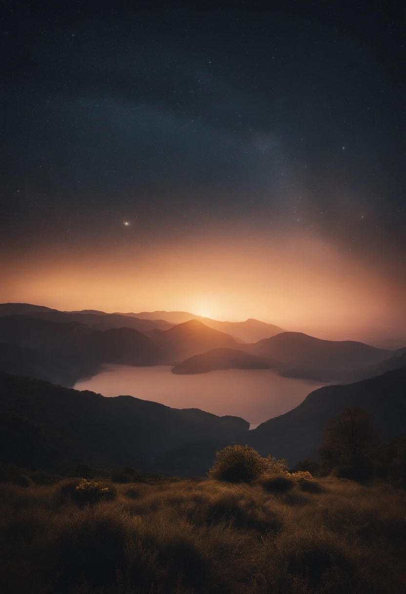best quality,4k,8k,highres,masterpiece:1.2,ultra-detailed,(realistic,photorealistic,photo-realistic:1.37),chill,ambient,night,stars,peaceful lofi,relaxing atmosphere,dreamy scenery,tranquil mood,serene vibe,calming scene,cozy environment,gentle lighting,soft colors,subtle shadows,melancholic ambiance,muted tones,mellow music,soothing melodies,lo-fi beats,distant sounds,gently flickering lights,subdued hues,dark sky,quiet night,healing energy,calm emotions,embrace of stillness,solitude silence,comforting space,serenity and tranquility.