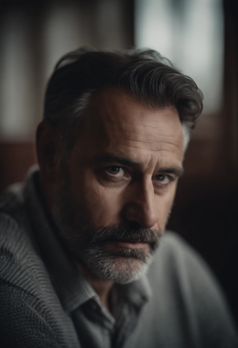 Portrait of a frontal father