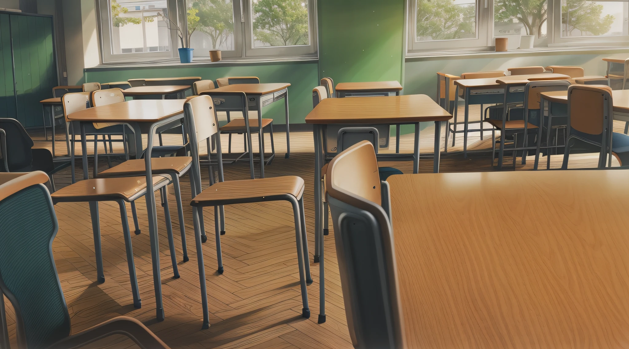 there are many tables and chairs in this classroom, school classroom, photo of a classroom, classroom in background, in a school classroom, in a classroom, tables and chairs, classroom, sitting in the classroom, chairs and tables, classroom background, inside elementary school, empty stools, rows of canteen in background, school class, completely empty