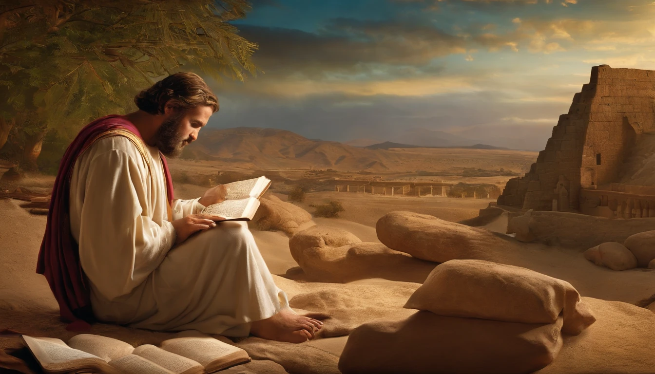 Paul writing the Bible 2,000 years ago