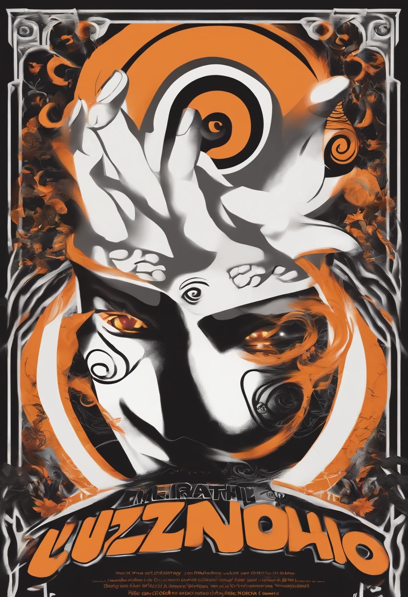 "Create a breathtaking movie poster inspired by Masashi Kishimoto's Naruto, showing the legendary Naruto Uzumaki in all his glory."