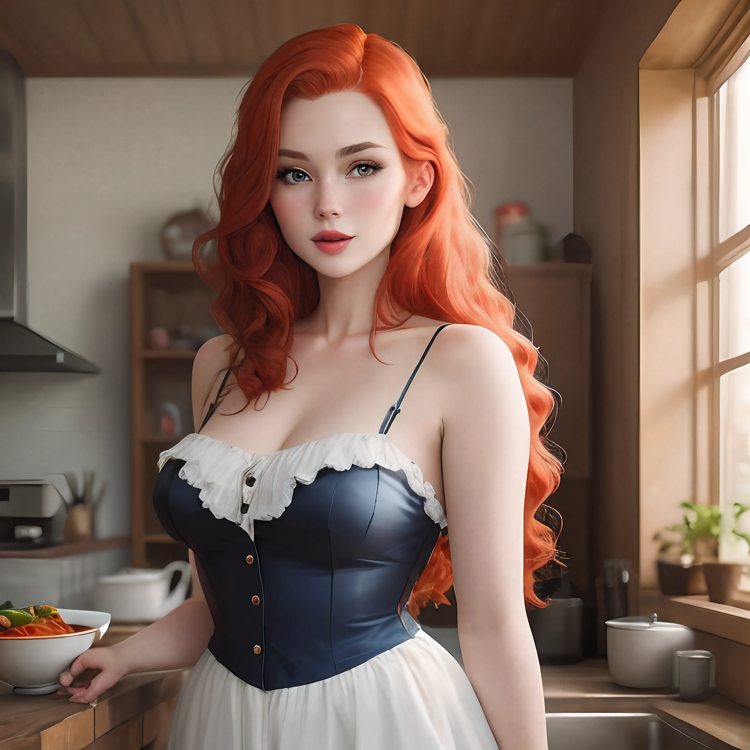 redhead woman