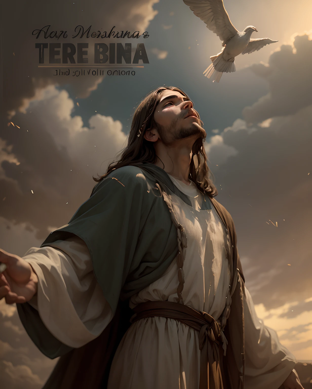 Boy Jesus photo Clean up the photo and increase detail.