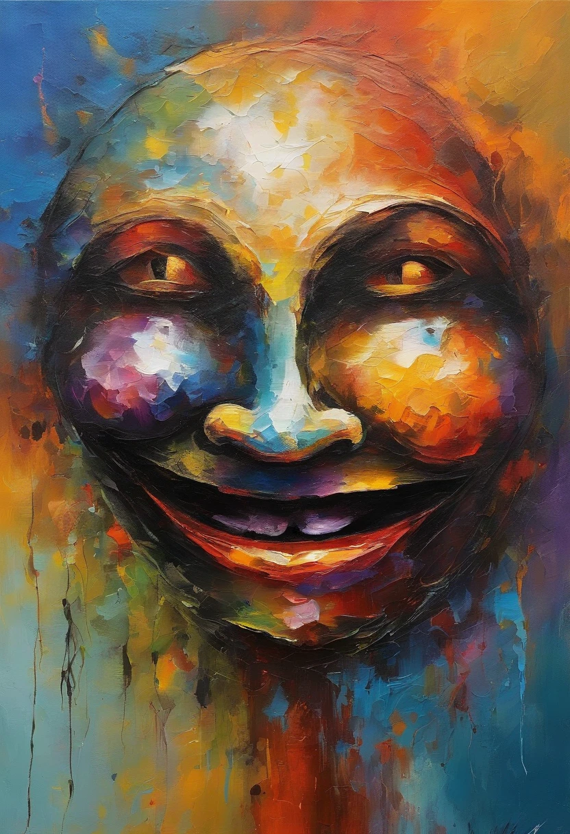 cosmic horror smile face