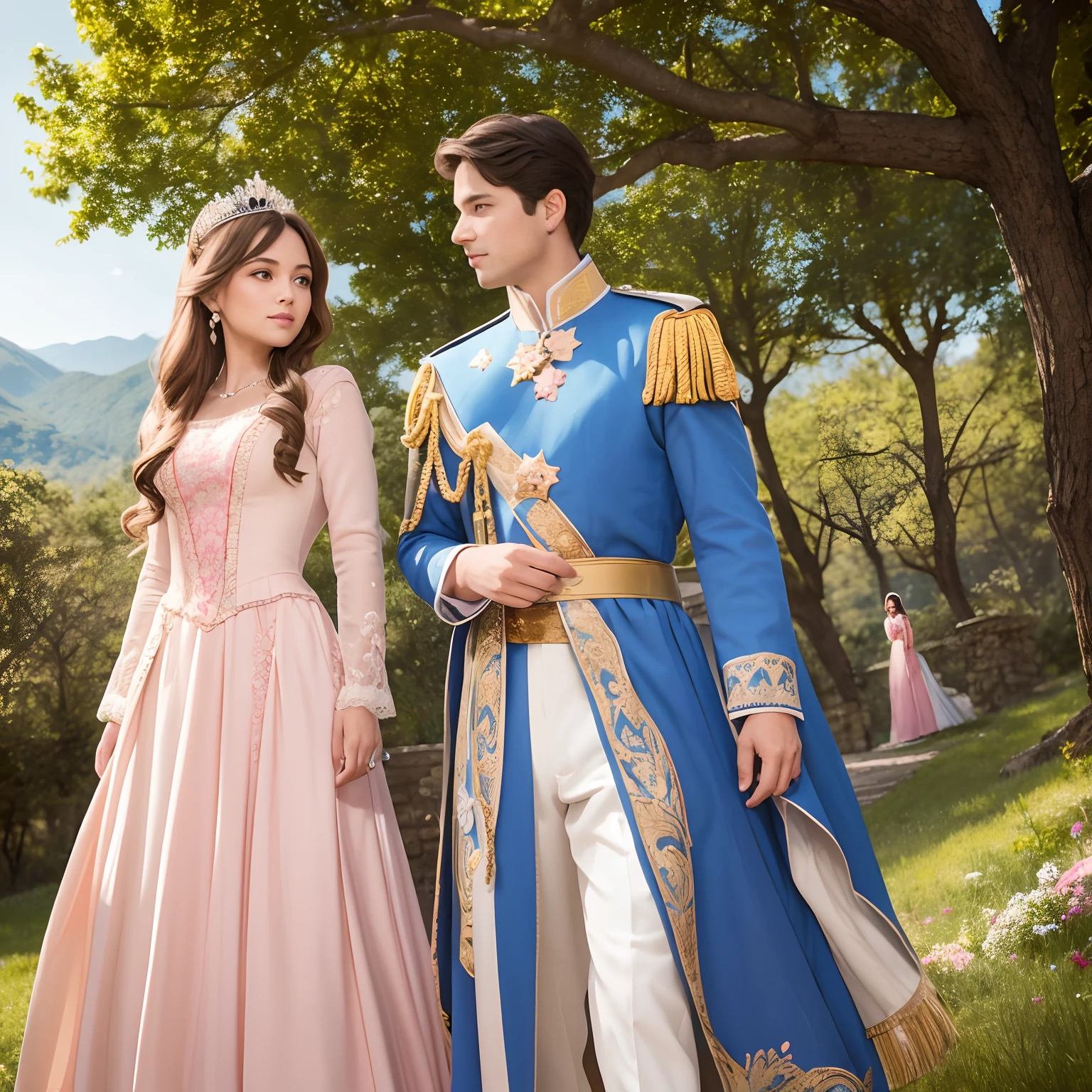 image of a prince and princess from fairy tales
