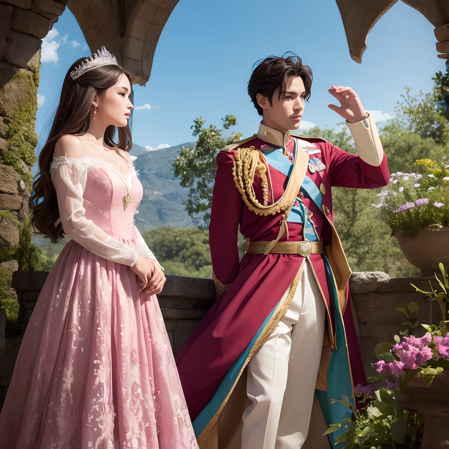 image of a prince and princess from fairy tales