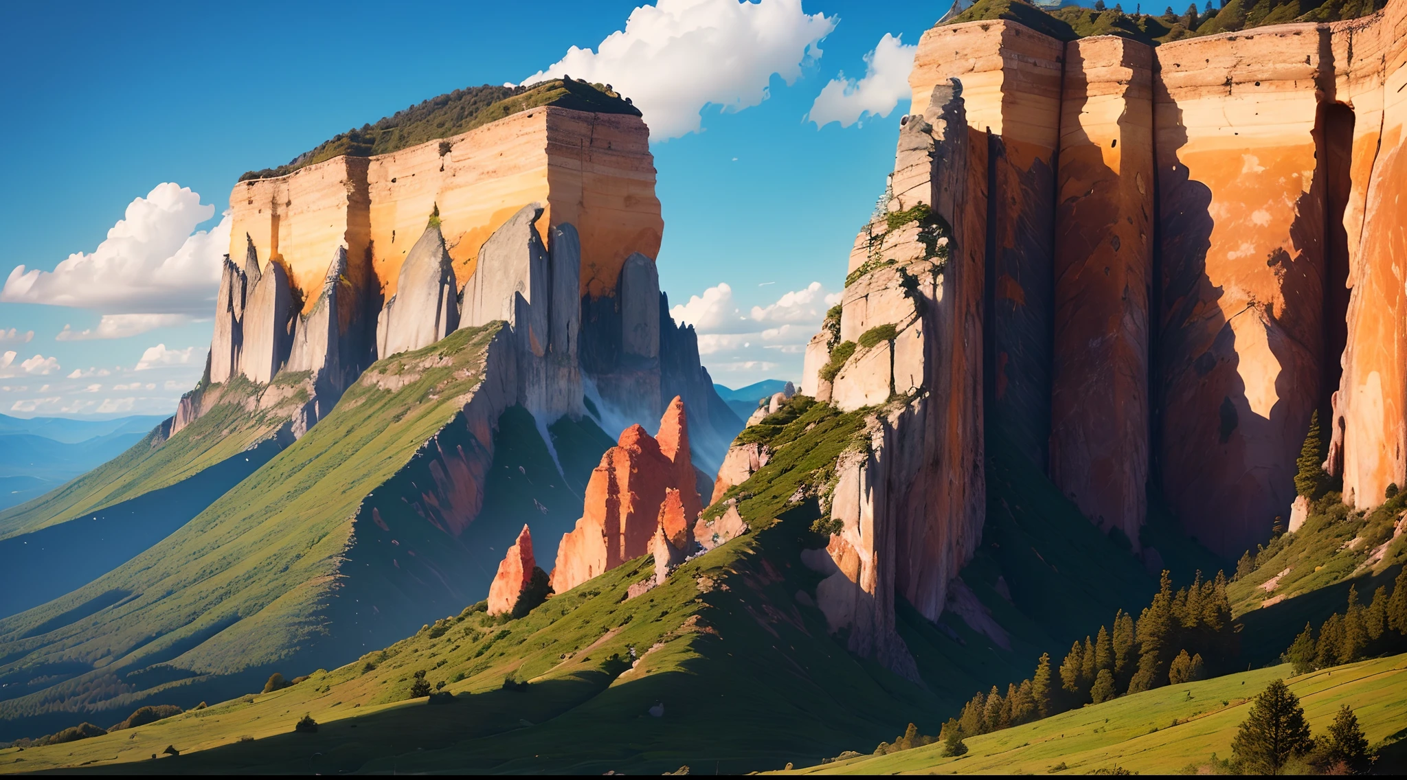 Montanhas grandes