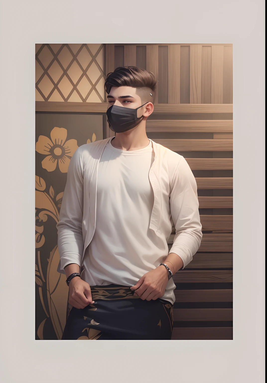 Change background realistic face boy change dress 8k realistic face boy