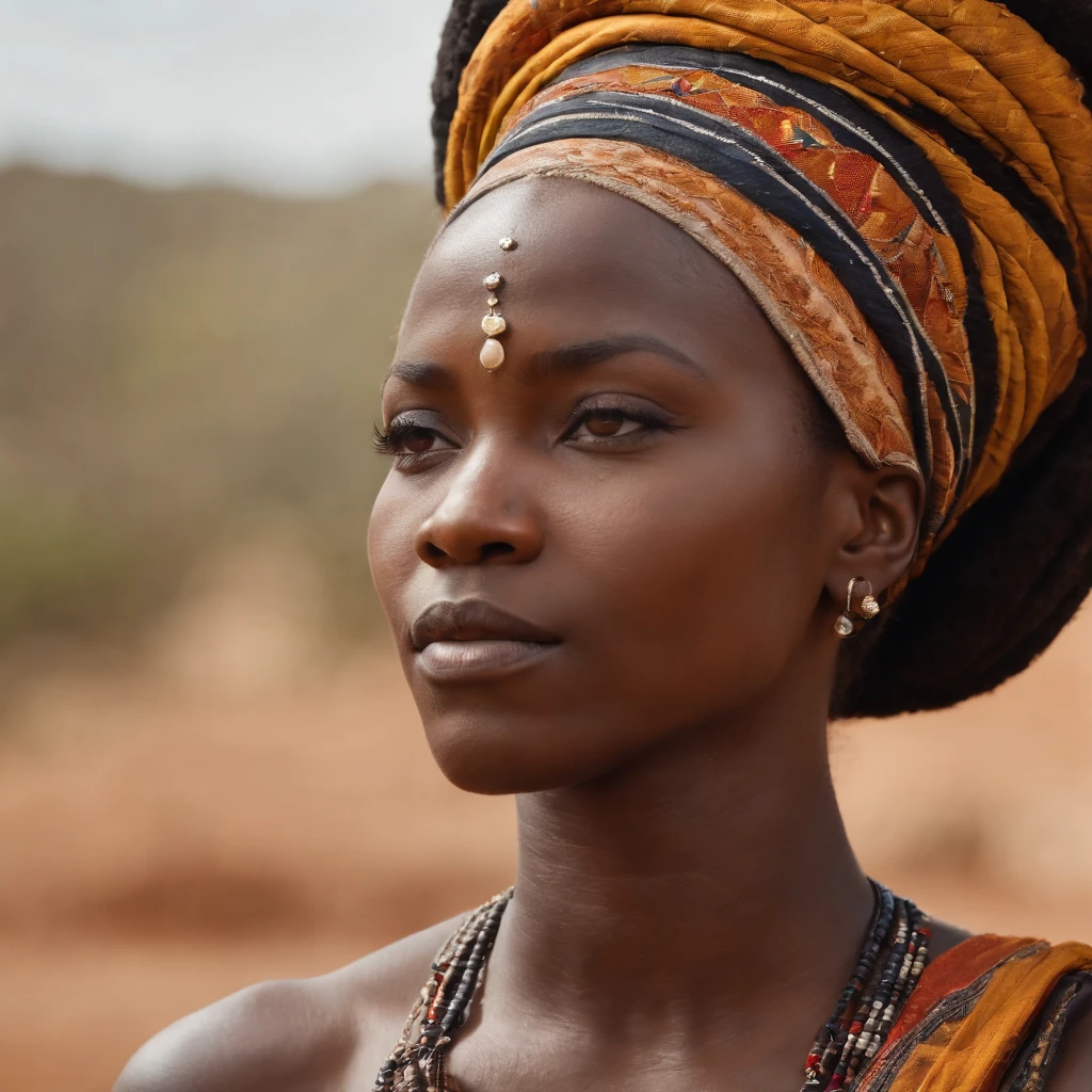 black, african, vivid colors, biblical epic film, realistic in 8k