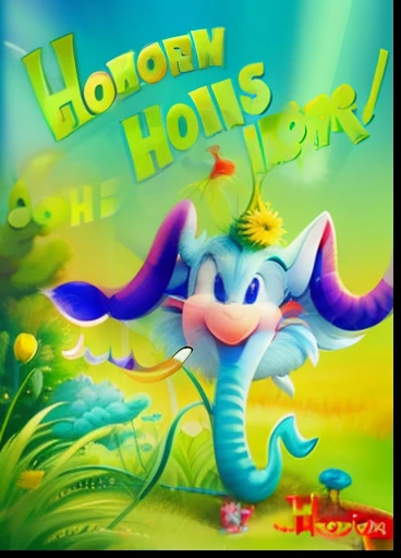 horton hears who? by dr seuss, by Seuss Dr, inspired by Dr. Seuss, dr suess, horns!, dr seuss, by Dr. Seuss, has horns: a sharp, curved horns!, hongbsws, two horns on the head, hobbithead, inspired by Seuss Dr, spiral horns!, horns on its head, howard
