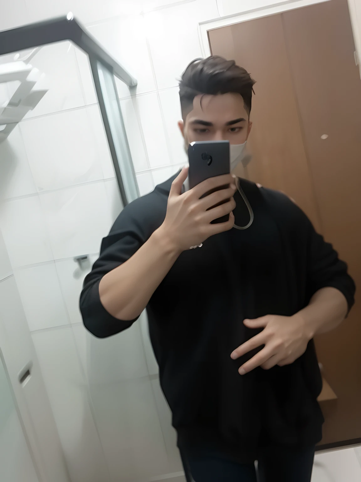 Thin face aesthetic shape fiberized shoulder large before arm defined