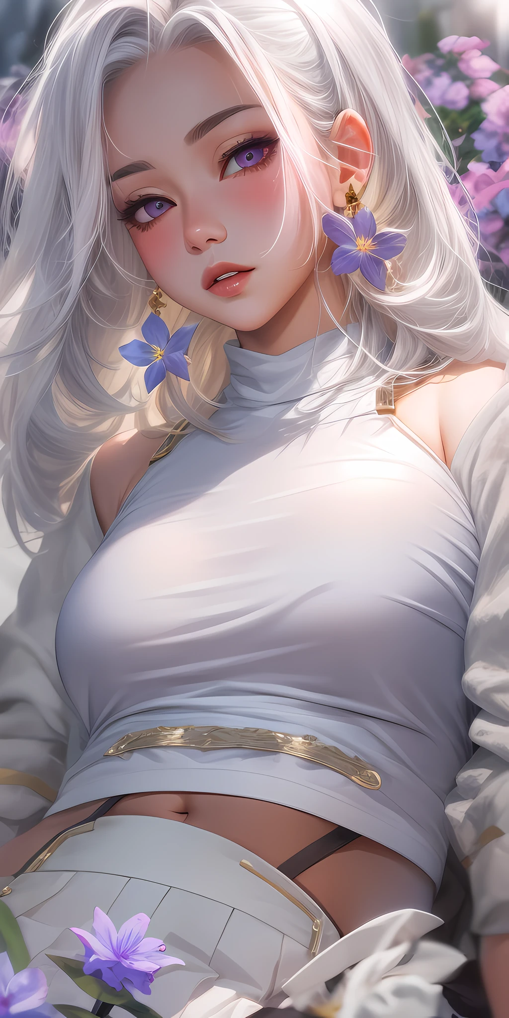 anime screencap), (1 girl), (full body), solo, best quality, ((ultra-detailed)), ((illustration)), beautiful, amazing, (masterpiece), (realistic:0.5), extremely detailed, 8k_wallpaper, the pose ((pov)), ((open vagina)), ((spread her pussy)), ((open legs wide)), Girl Information,woman,female, baby,5 years old, medium hair, short twintails, white hair, small_breasts, navel, red eyes, ((detailed skin:1.3)), ((shiny skin:1.1)), ((sweaty skin:1.3)),　Clothing Information ((nsfw)), ((nude)),  (spread pussy), 　(white background),