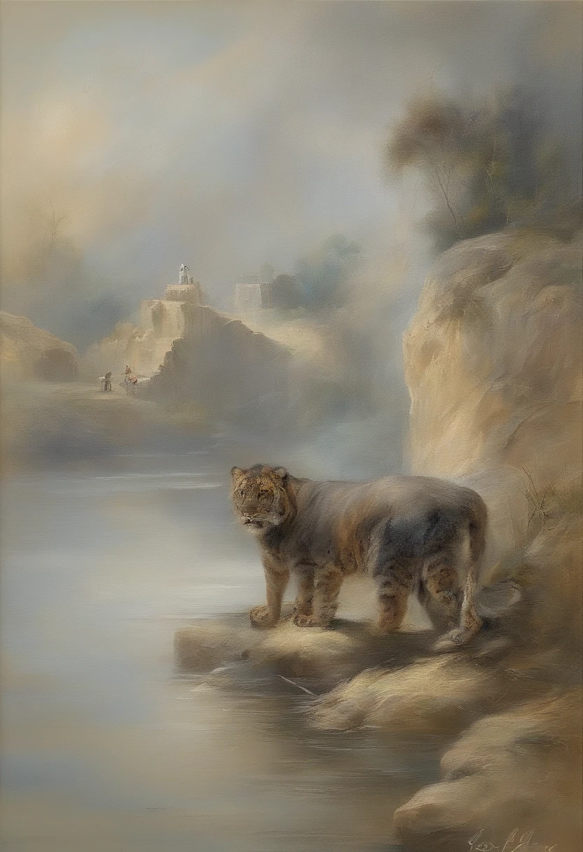 (Legendary works of art),(Tigre branco correndo)Vento do Rei,Dominador e exposto,Corpo azul-preto,fluorescence,rendering by octane:1.5,em uma nuvem,Vista distante,Ultra-clear picture quality,sem personagens,(Efeitos de nuvem:1.5),(efeitos de raios:1.5),(Water vapor effect:1.5),super detalhamento,8k,Obras Oficiais