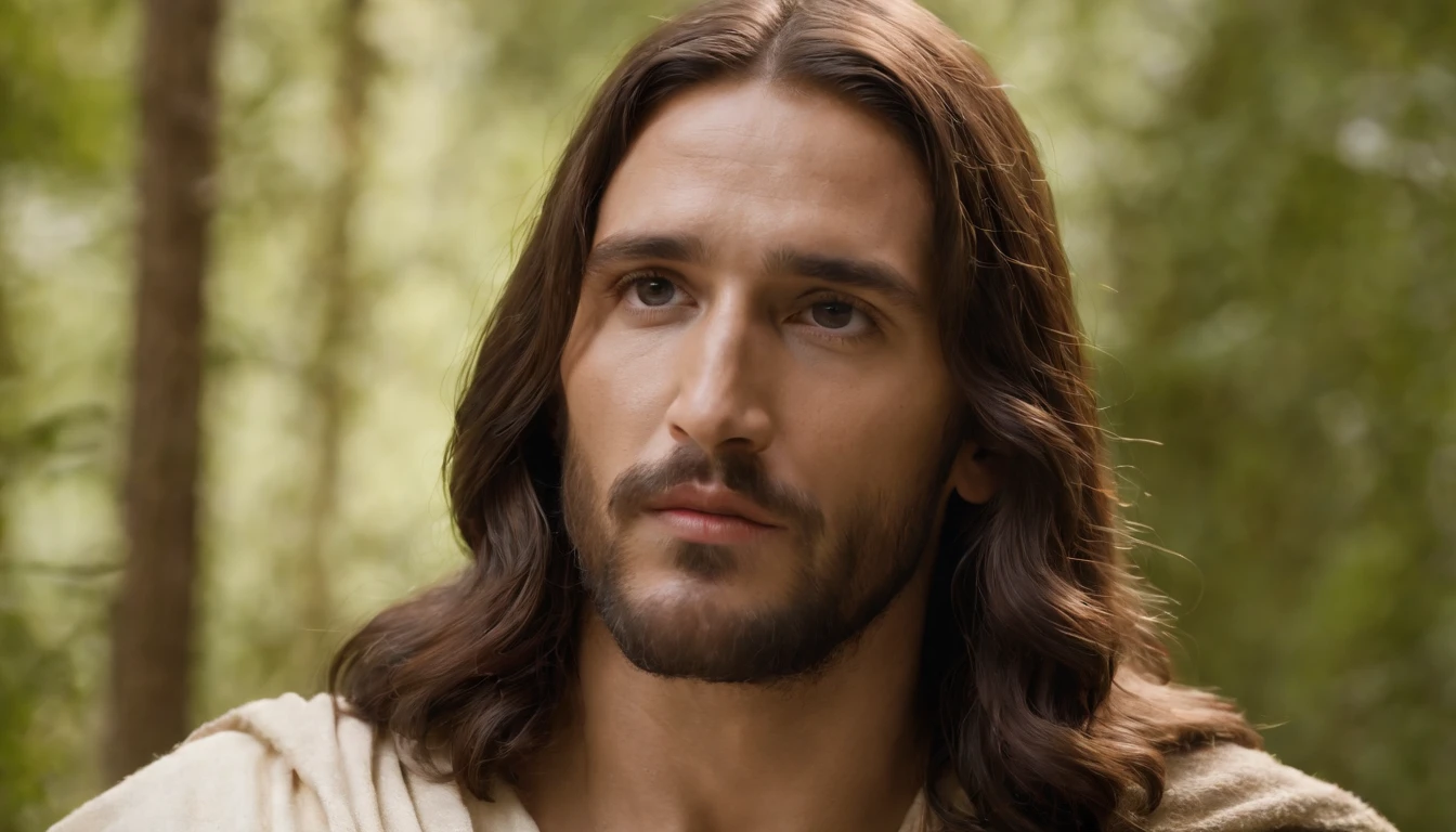 retrato de jesus cristo na cens com a parabola do bom samaritano que a imagem esteja mas clara
