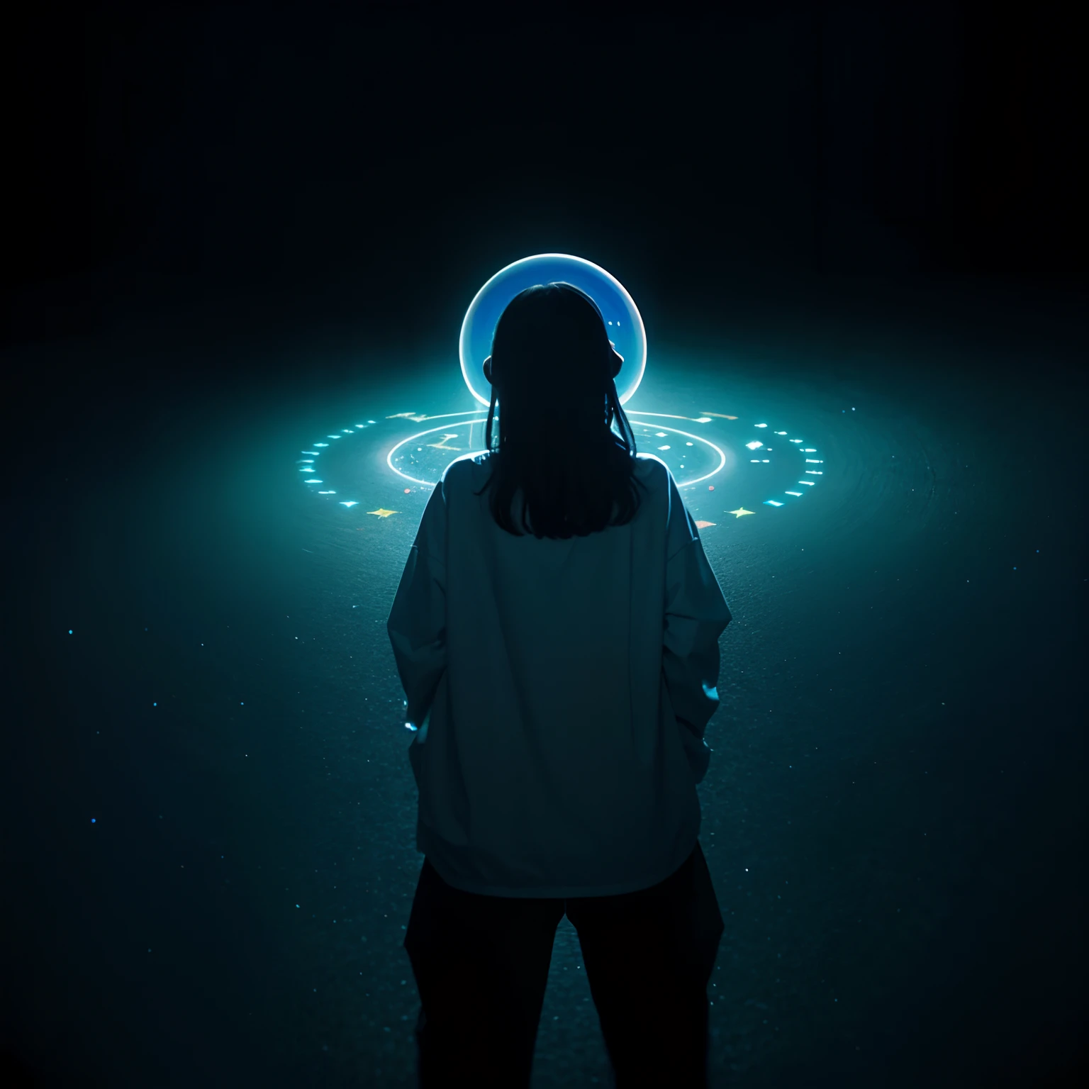 a hologram、disintegration、
