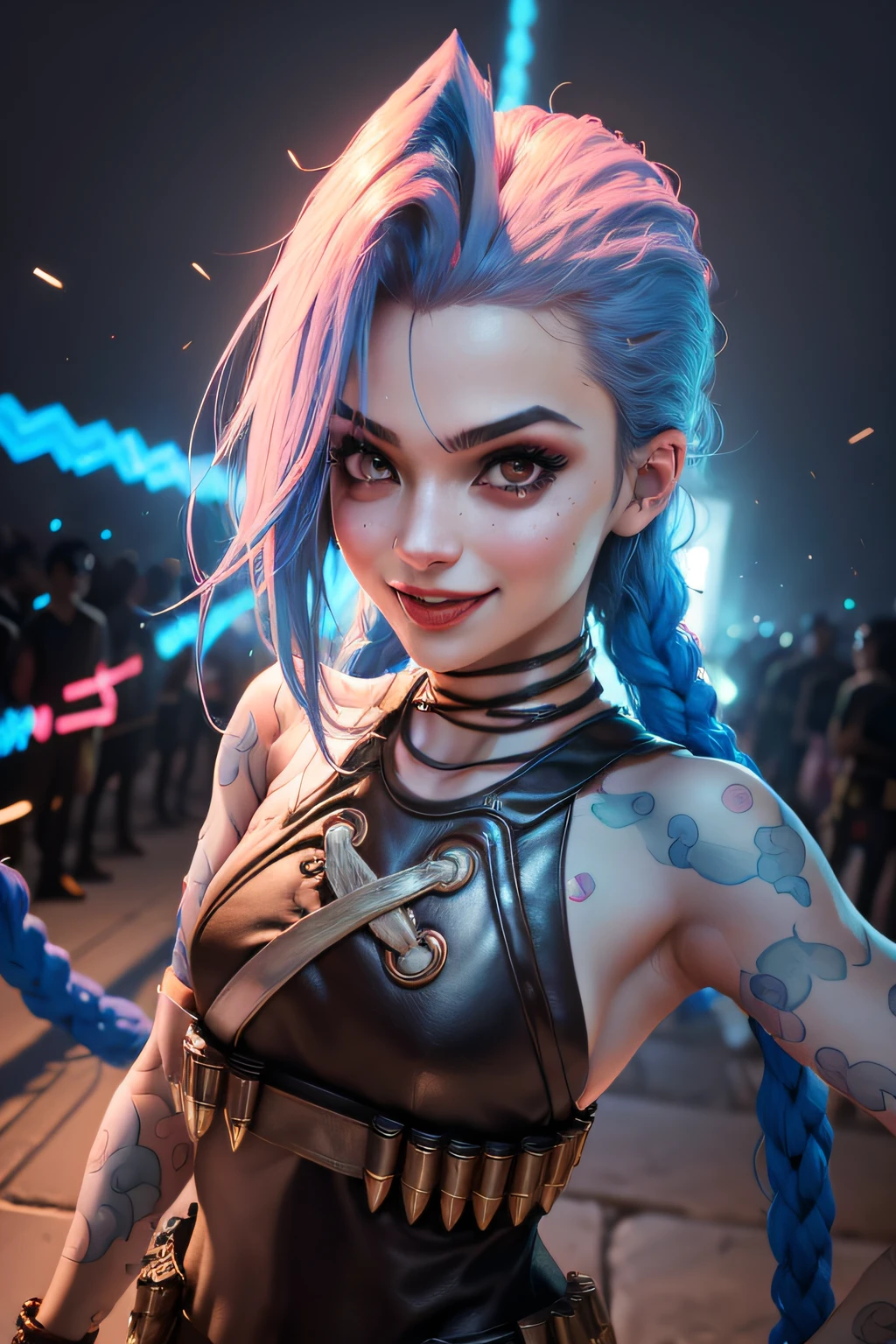 Jinx, arcane, crazy, photo