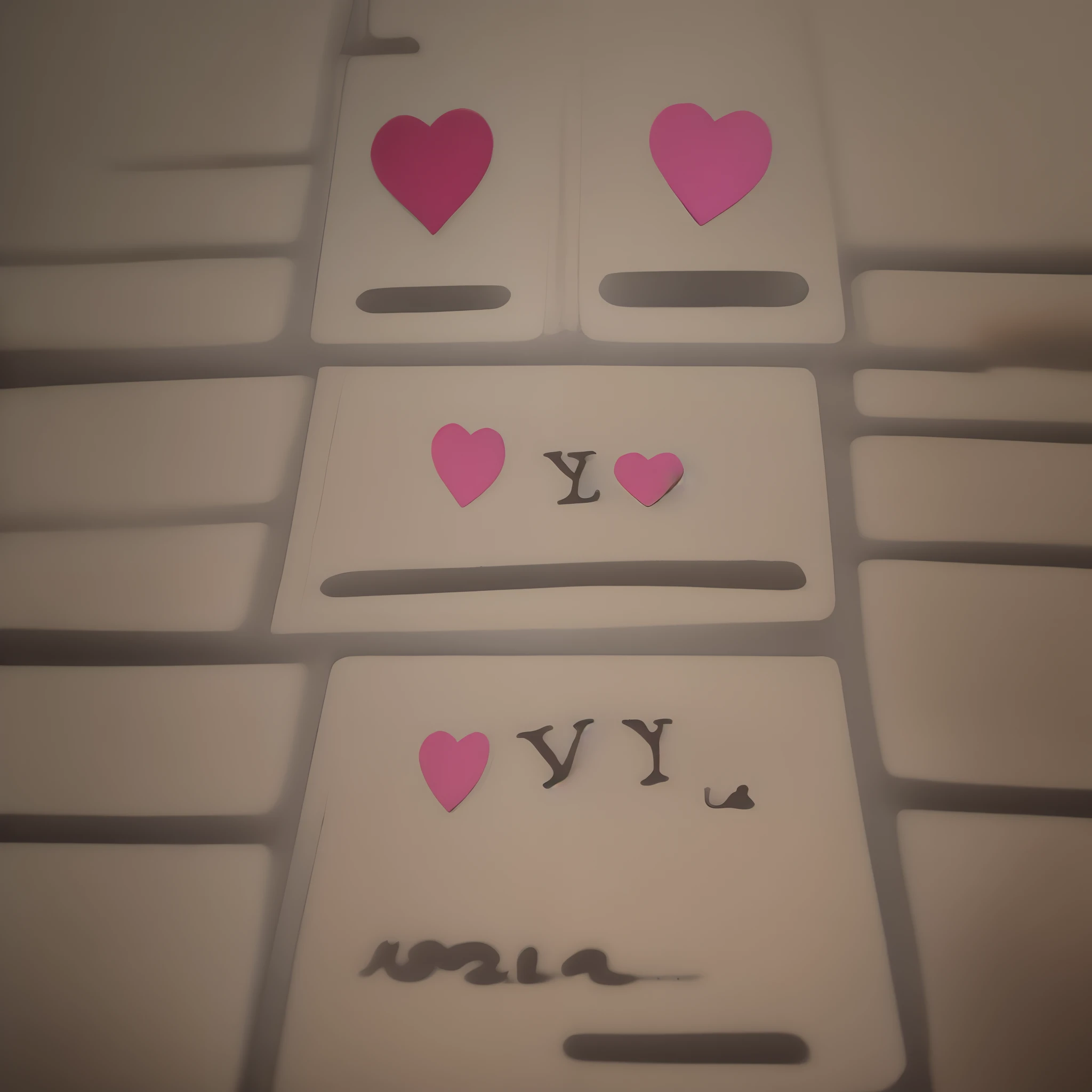 Create multiple images of I LOVE YOU