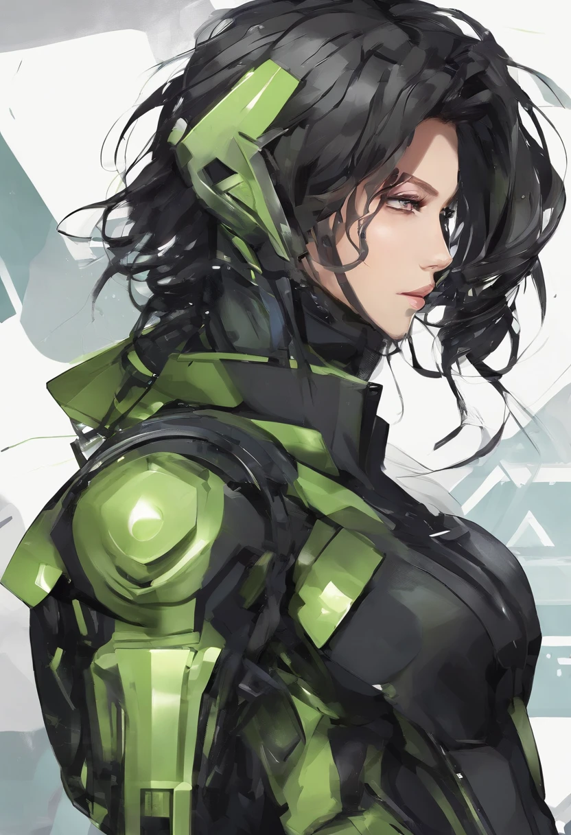 Black army style hair with degrade, rouba verde, Theft version of the male kiwify app