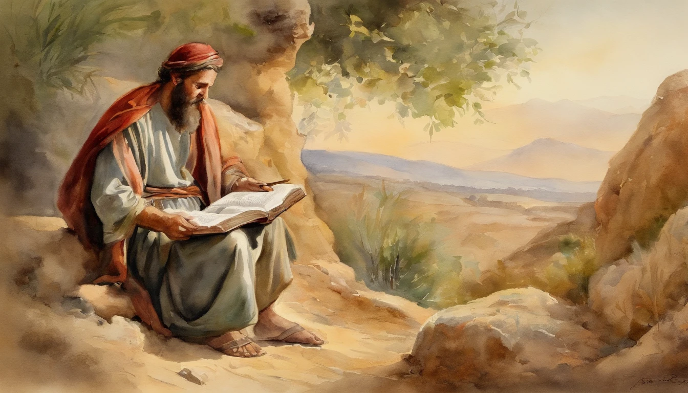 Paul writing the Bible 2,000 years ago