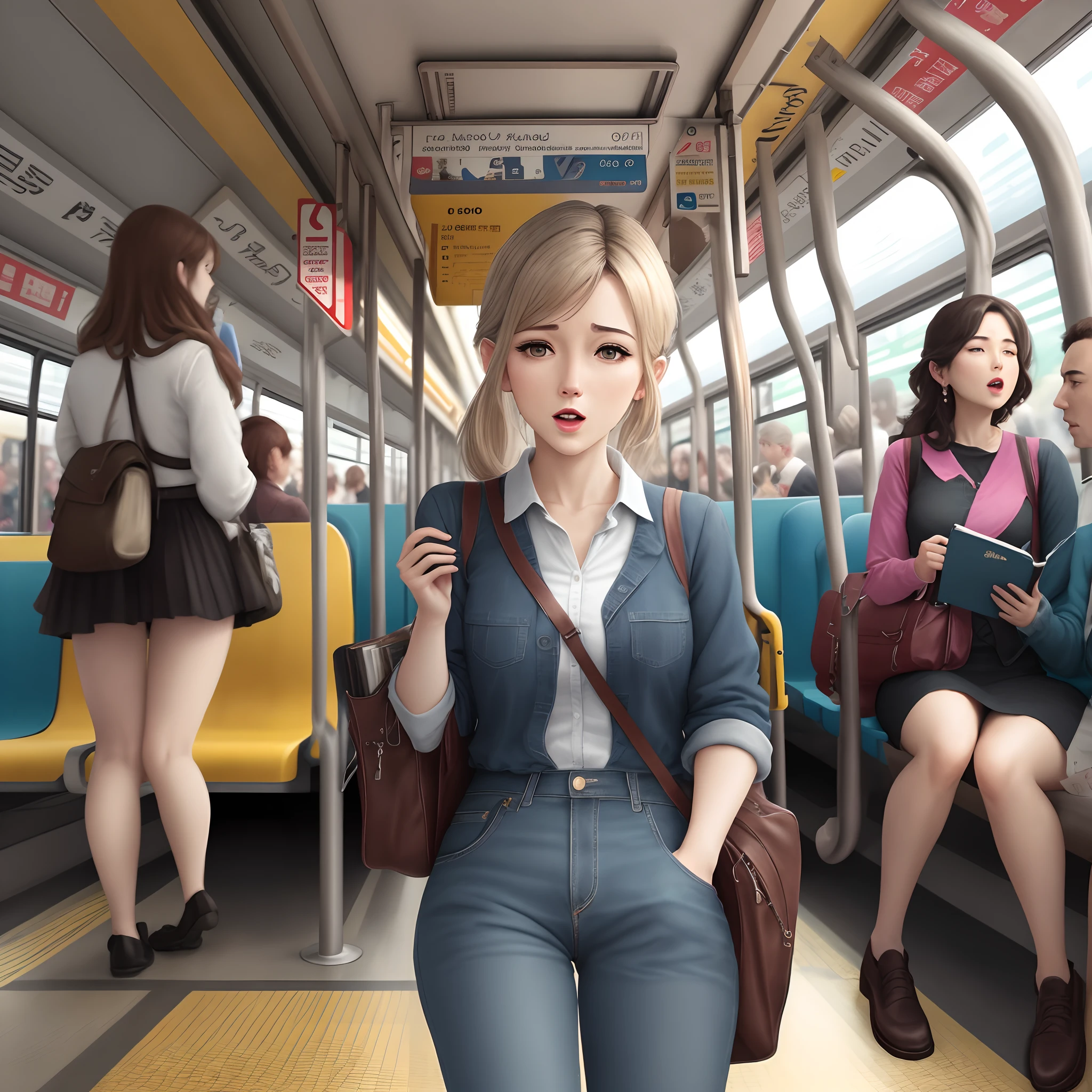 Mantendo a Calma: Strategies for dealing with stress on public transport: create an e-book cover