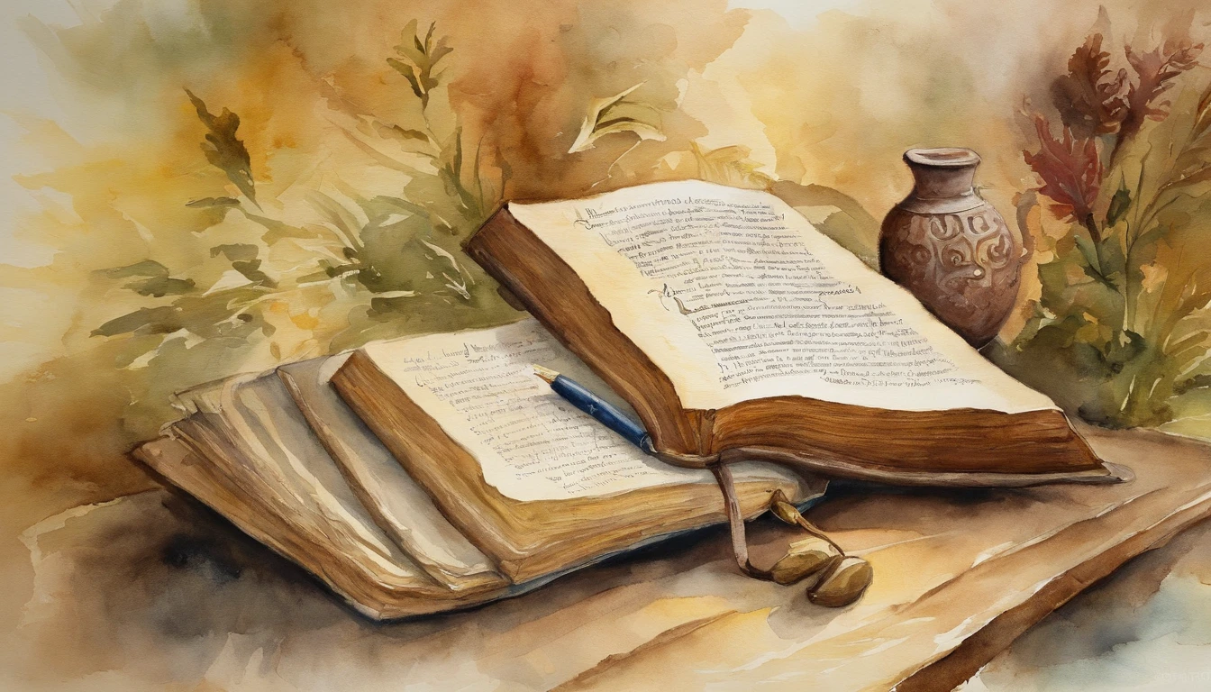 Paul writing the Bible 2,000 years ago