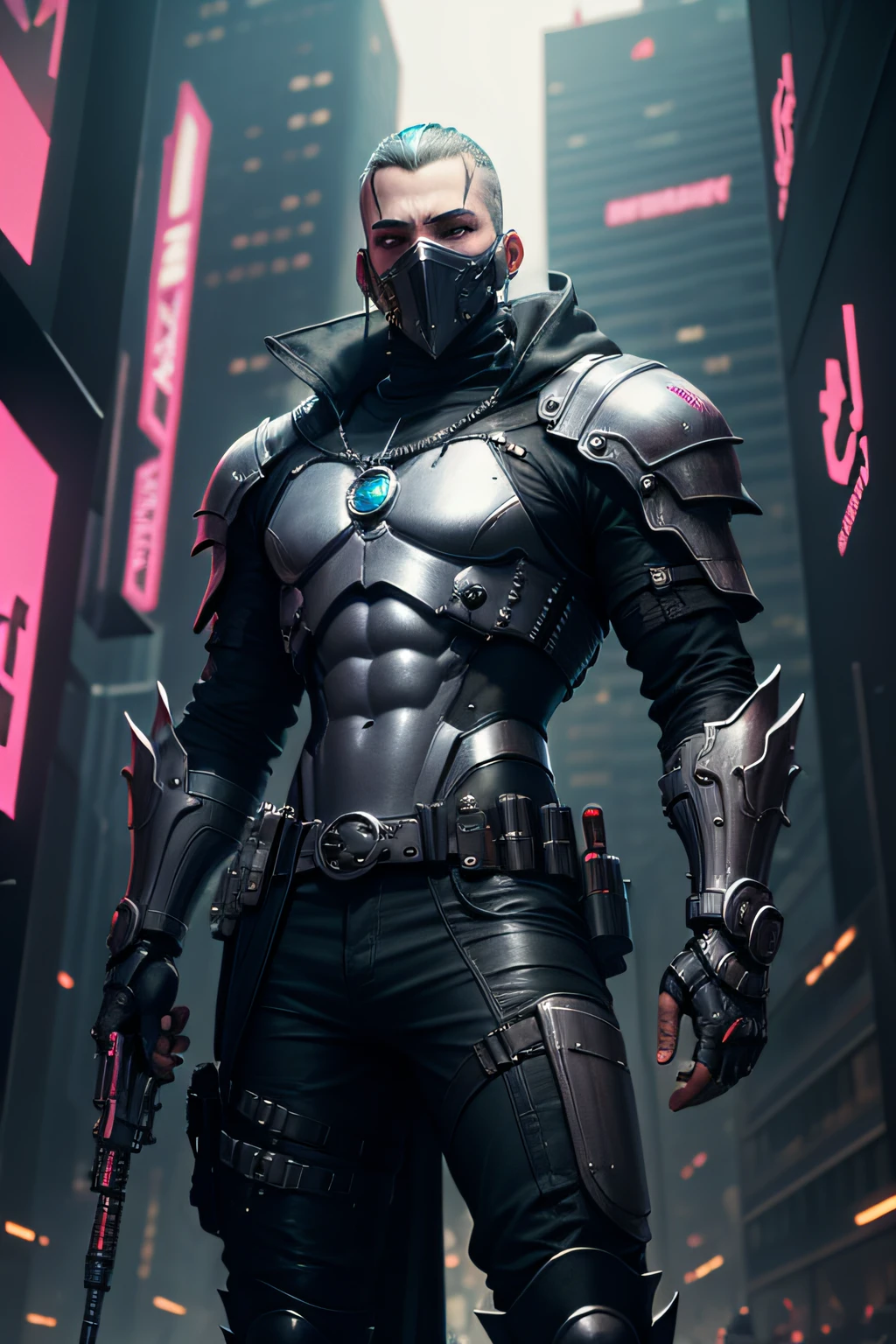 cyberpunk knight