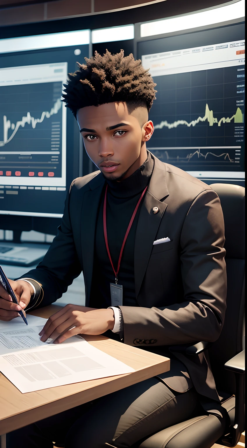 Create different timelines in the time of young black people starting in the financial market