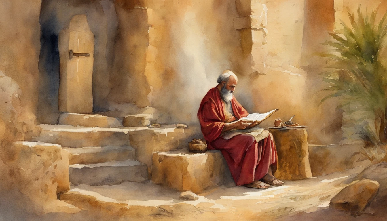 Paul writing the Bible 2,000 years ago
