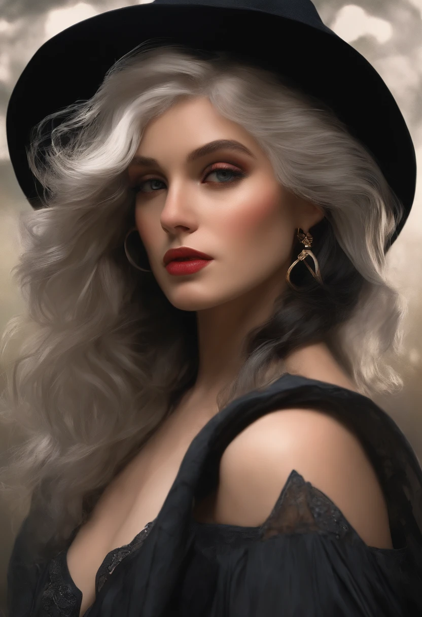 (Dark In:1.6), David Hockney(David Hockney)and Alphonse Mucha(Alphonse Mucha)Surrealist Female Portrait, fantasy art, photo realism, Dynamic lighting, artstation, posters, Volumetric lighting, highly detailed face, 4k, Award-Standing,, 1Girl, Dark In, Deep Shadows, Low Key, cowboy shots,(collared shirt,pleated_skirt,bare legs), long  hair, white haired, back-view, plump butt
