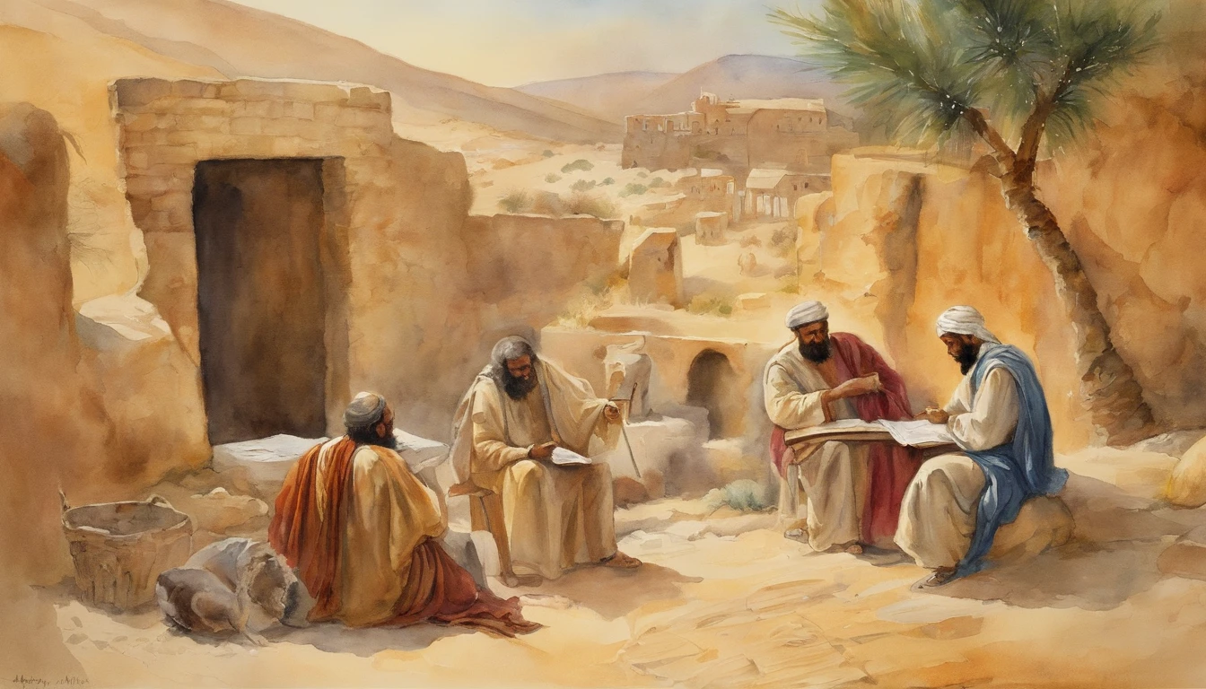 Paul writing the Bible 2,000 years ago