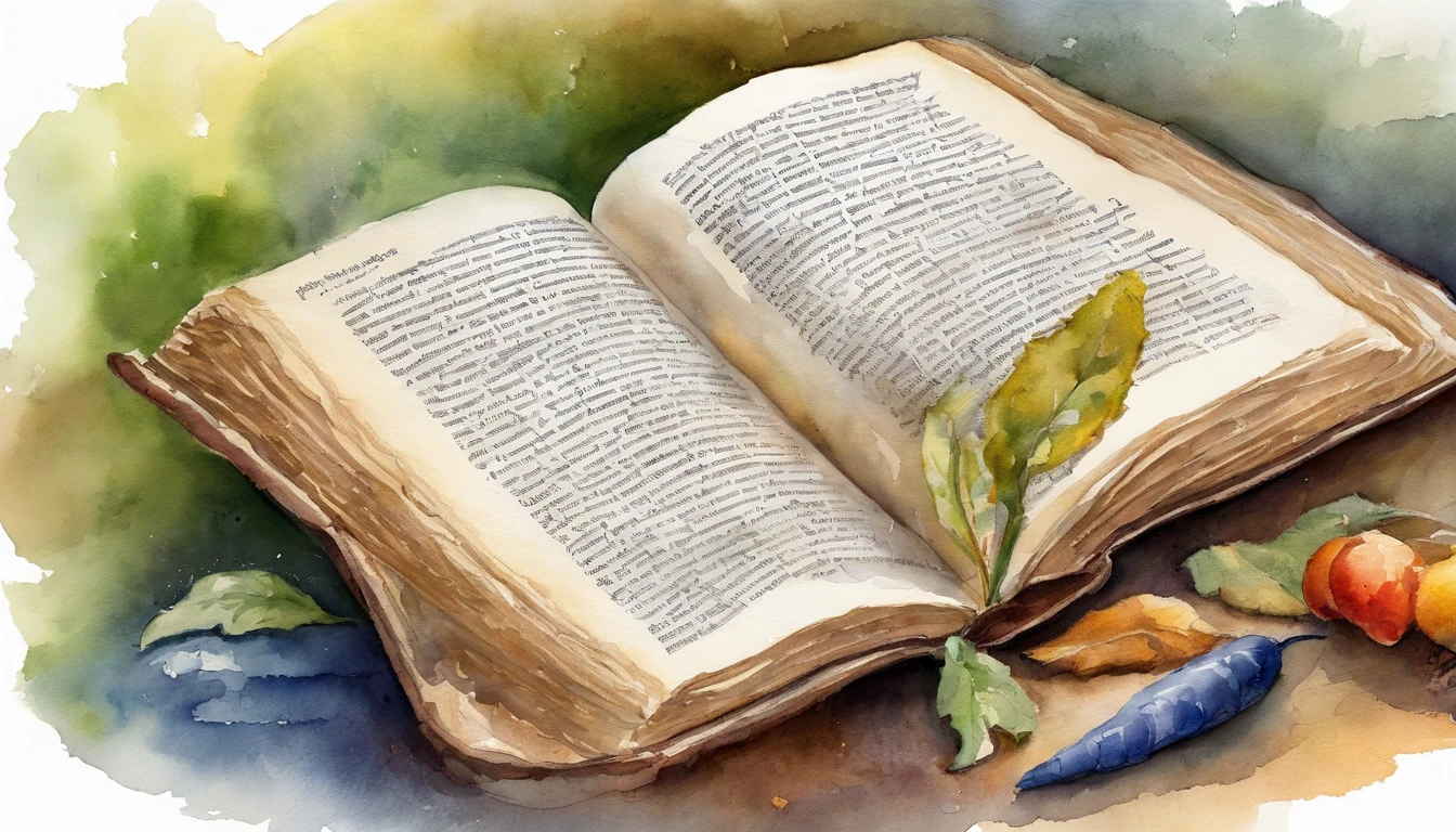 An open Bible