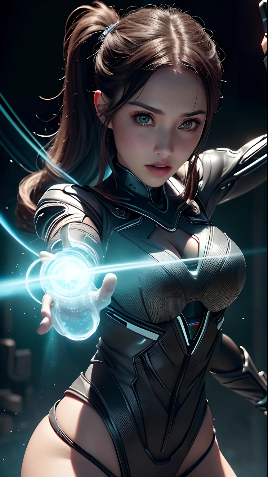 ((Mejor calidad)), ((obra maestra)), (detallado: 1.4), 3D, una imagen de una hermosa mujer ciberpunk con traje de batman con cabello grueso y voluminoso, light particules, Pure energy, caos, antitech, HDR (High Dymanic Range), Ray Tracing ,NVIDIA RTX, Super-Resolution, Unreal 5, Subsurface dispersion, Texturizado PBR, Posprocesamiento, Anisotropic filtering, Profundidad de campo, Maximum clarity and sharpness, Texturas multicapa, Albedo y mapas especulares, Sombreado de superficie, Accurate simulation of light-material interaction,Proporciones perfectas,Octane representation,two tone lighting,Apertura amplia,ISO bajo,Balance de blancos,Regla de los tercios,RAW 8K