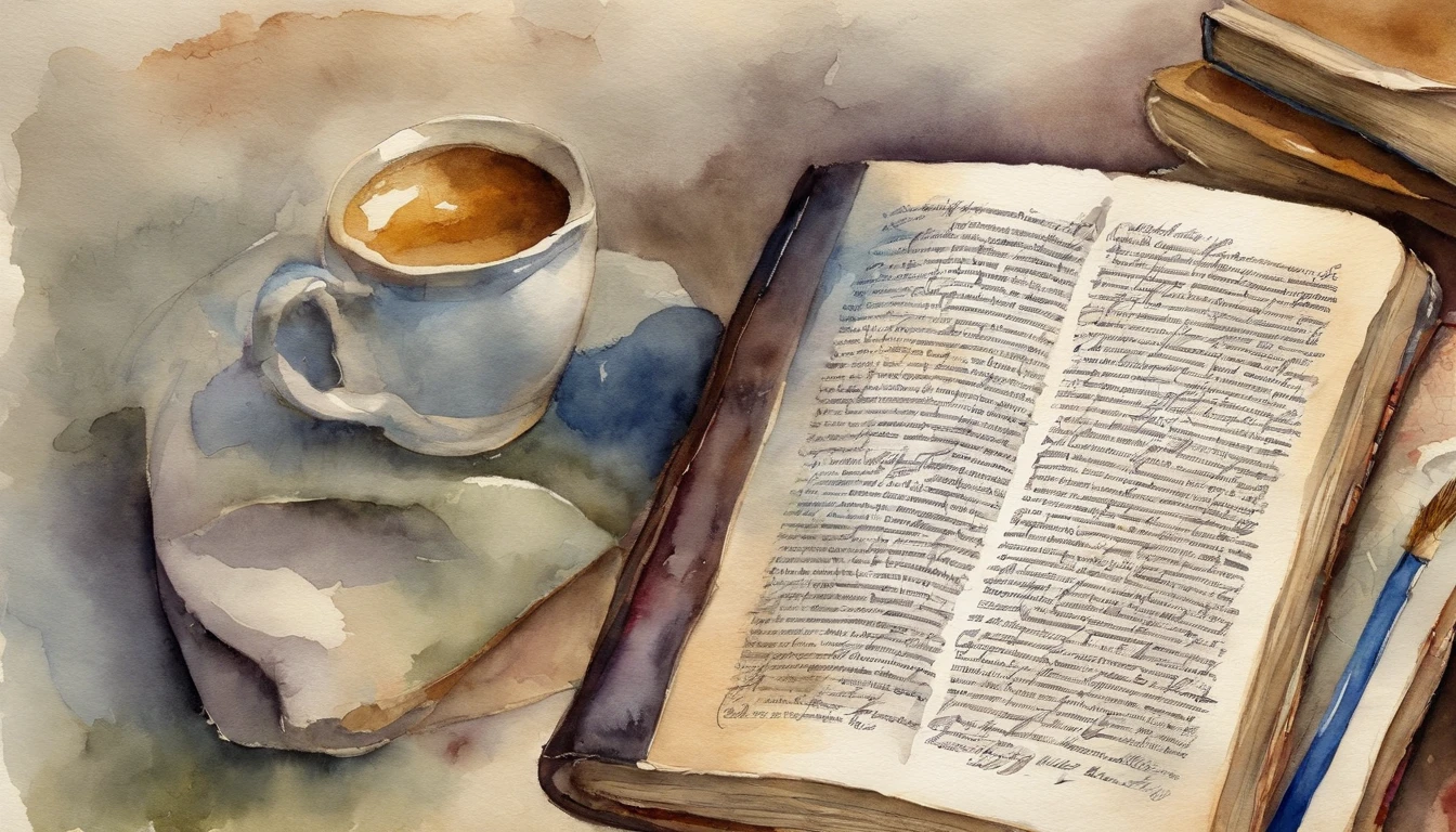 An open Bible
