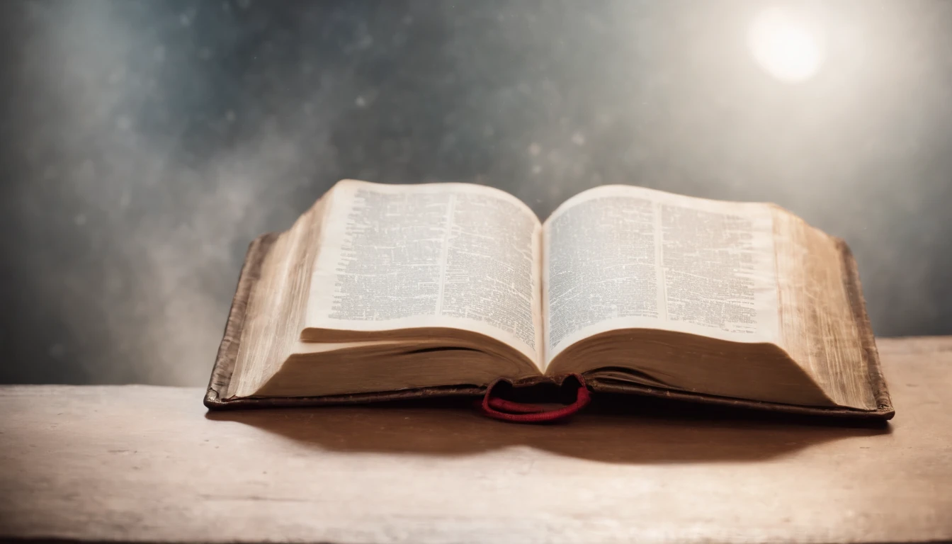 An open Bible