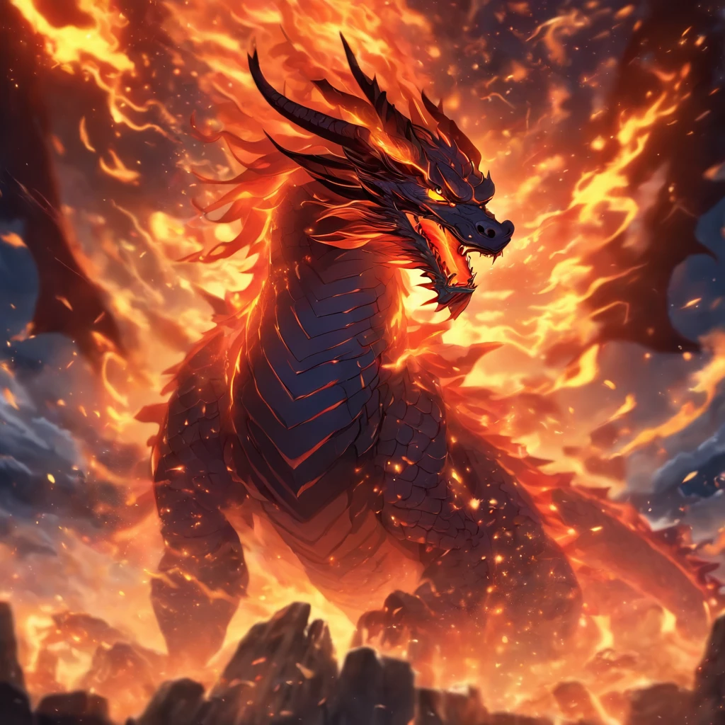 The prompt is: angry dragon goddess
The Stable Diffusion prompt:
dragon goddess, fierce expression, fiery eyes, powerful posture, scales, sharp teeth, talons, flowing hair, majestic wings, mythical creature, mythical strength, intense energy, divine wrath, mythical goddess, supernatural powers, mythical beauty, flames, glowing aura, epic battle, fantasy world, dark atmosphere, dramatic lighting, intense colors, vibrant details, dynamic composition, high-contrast, otherworldly, mythical landscape, stormy sky, magical elements, ancient ruins, epic fantasy, destructive force, mystical charm, supernatural being, mythical presence