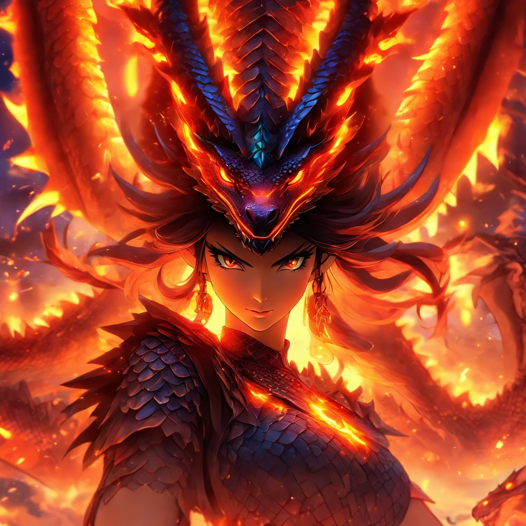 Goddess of dragons, dragon witch