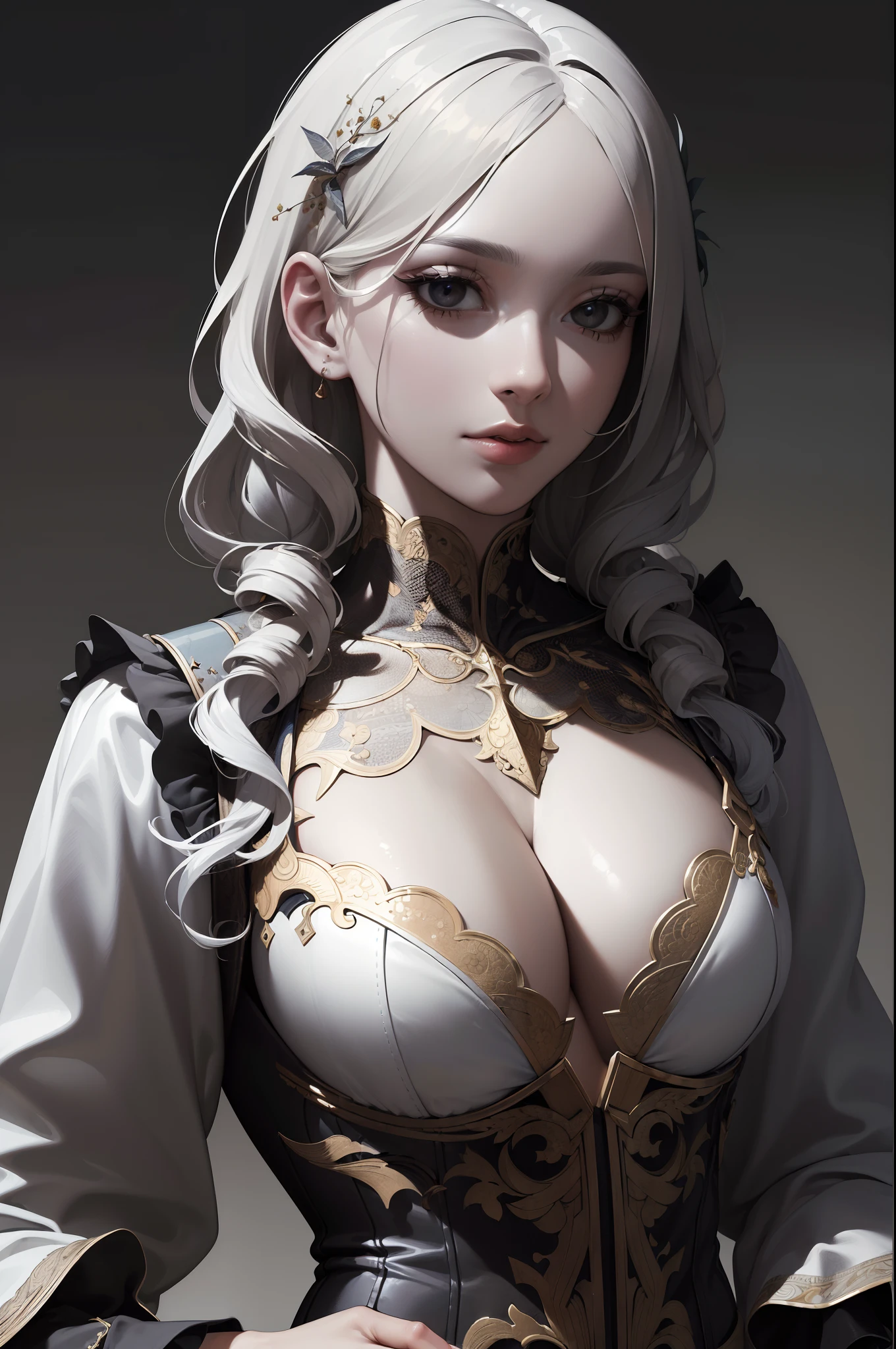 (Masterpiece, Best Quality, Highres:1.4), Detailed, Intricate Details, 4K,
color splashes, line art, art, fibonacci,