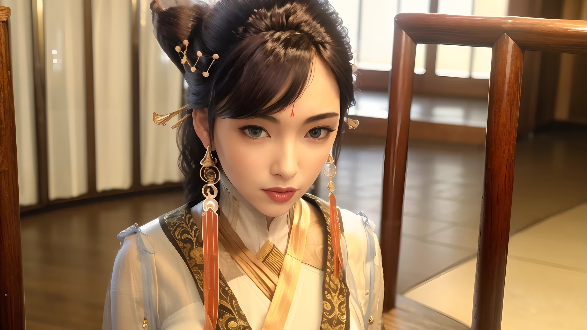 8k wallpaper, tmasterpiece, premier quality, ultra-detailed, plusieurs femmes, 3Femmes, 30~40 ans, Une MILF, Beautiful mature lady, Harems, Babydoll, Very exposed, Looking through the , Wet the white dress and see through it, exposed pubic hair, , smiling seductively, thick lip, chubby lips, rougissement rouge, looking at the viewers, Different  sizes, each with a different hairstyle, clivage du sein, dodu、bien en chair、hanches massives、Seduced in the face、visage coquin