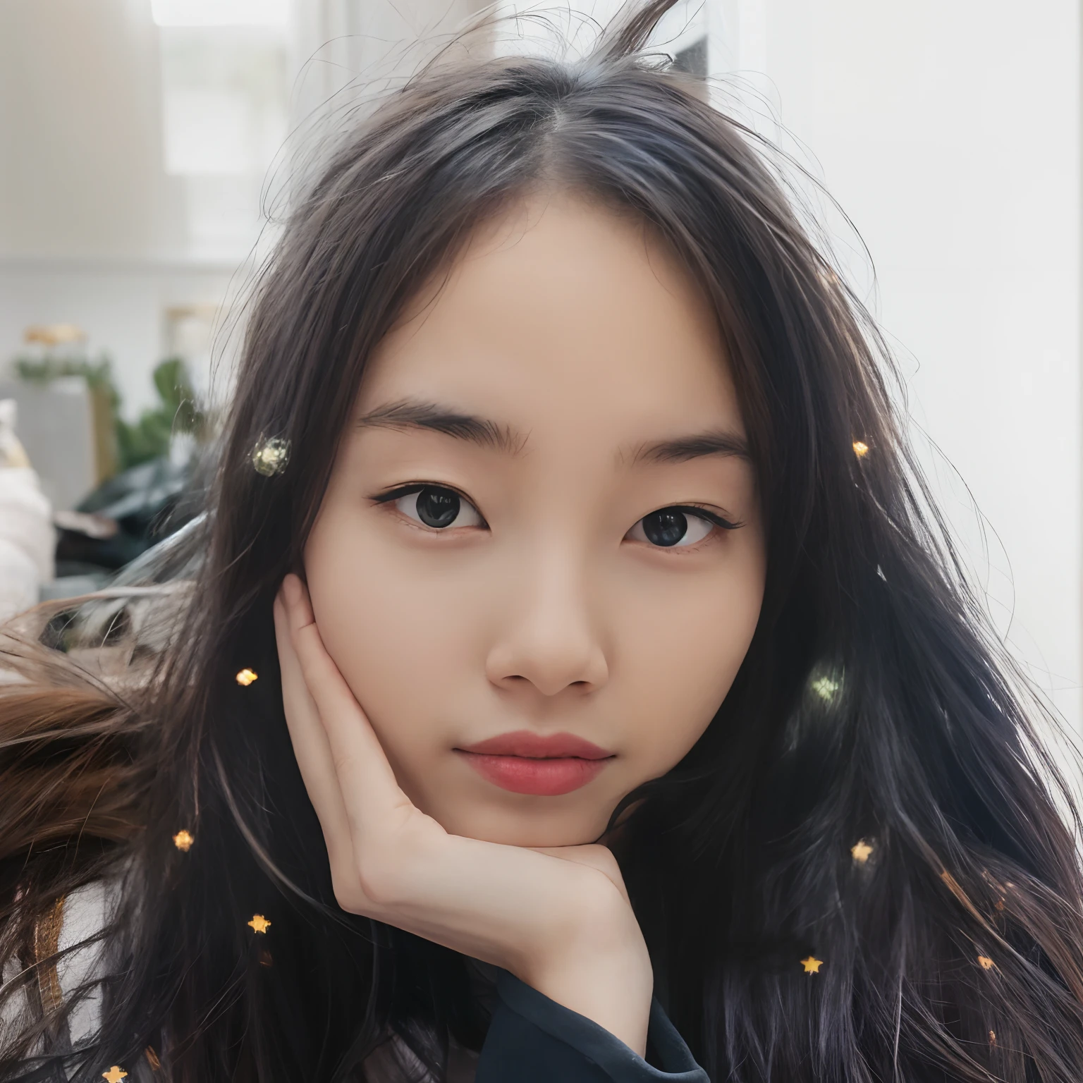 ((Best Quality, 8K, Masterpiece: 1.3)), 1girl, Slim Abs Beauty: 1.3, (Hairstyle Casual, Big Breasts: 1.2), Dress: 1.1, Super Fine Face, Delicate Eyes, Double Eyelids, Smile, Home