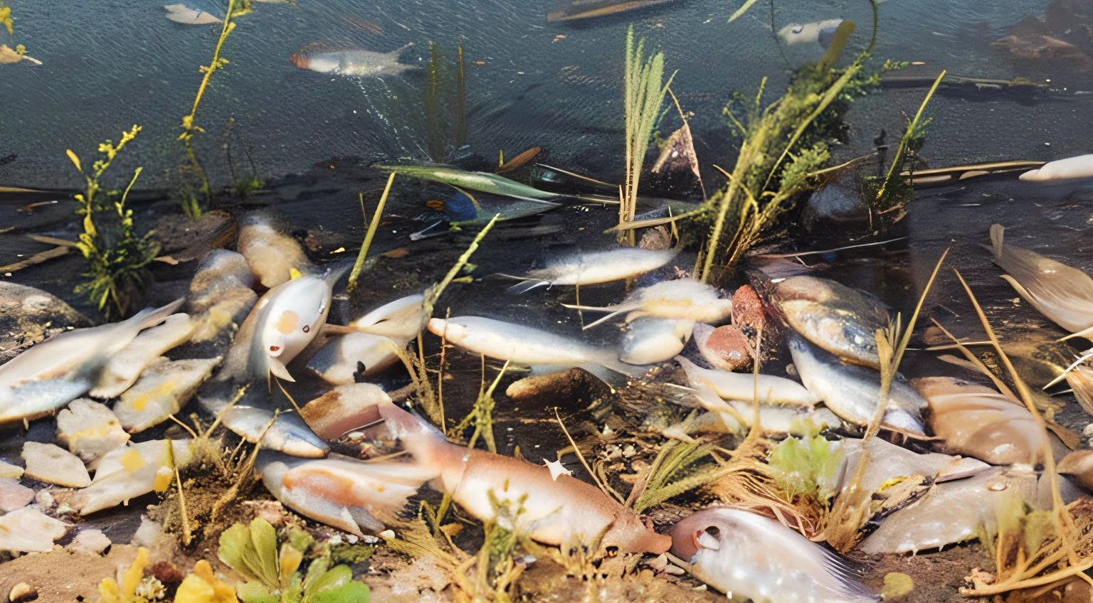 fish killed by acid rain 4k