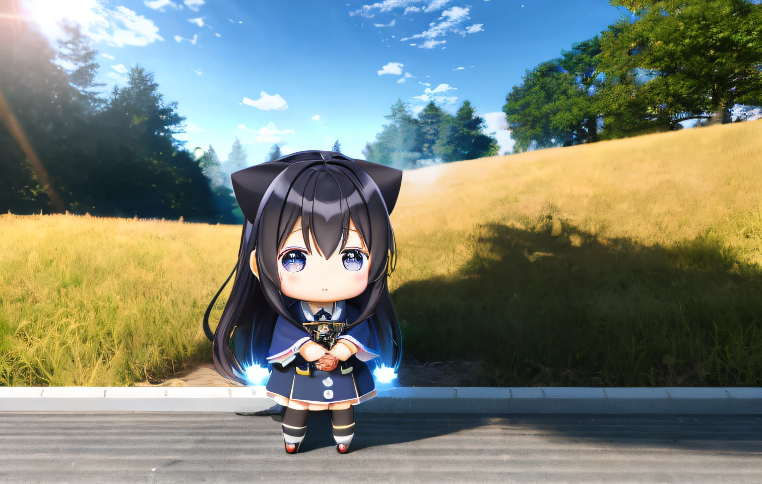 Tsukimi、Pop Mart Blind Box IP、Cute wizard doll closeup、Young One Angel Style、Wear longer, Dress fluently、Lop style、Poseline doll、Little people々々々々々々々々々々々々々々々々々々々々々。unreal enginee 5、Light 3D/C4D production: 8K HD quality/illuminating/Ultra-fine lens description 1.5、flawless、Chibi Background/Cinematic。Tuna bowl、macadamia、(((Sorcerer)))